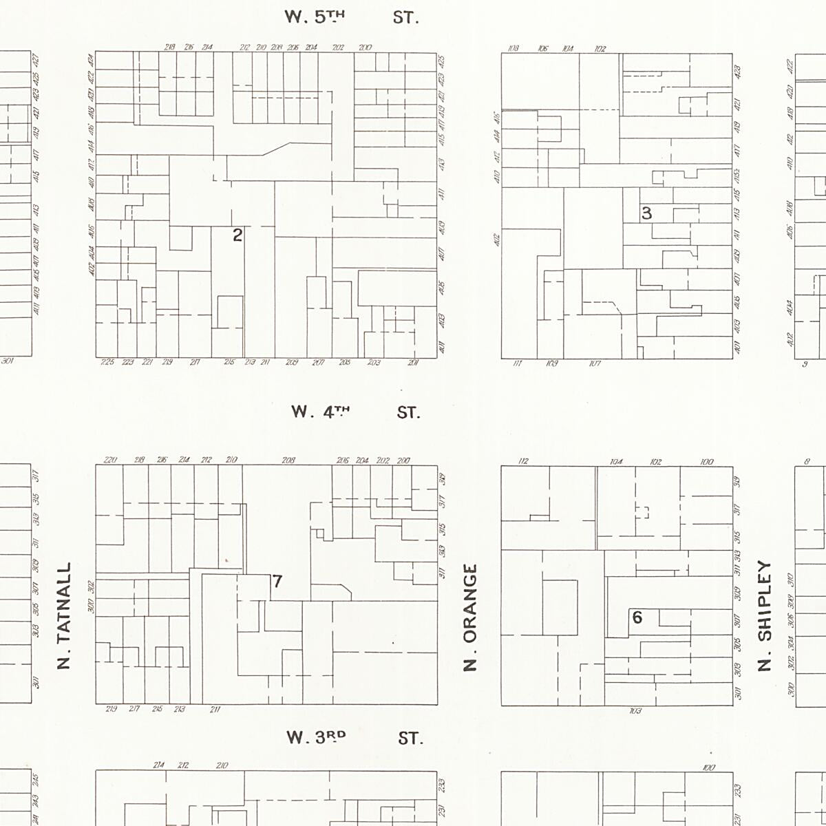 This old map of Wilmington, New Castle County, Delaware was created by Sanborn Map Company in 1901