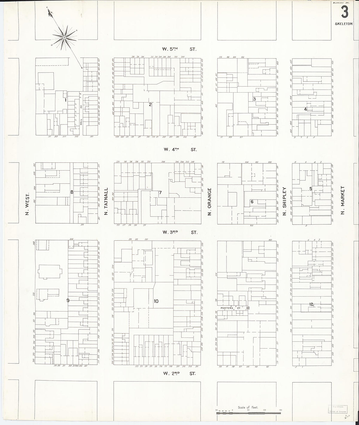 Wilmington, New Castle County, Delaware 1901 (Sheet 7 of 80) by Relic Map Company