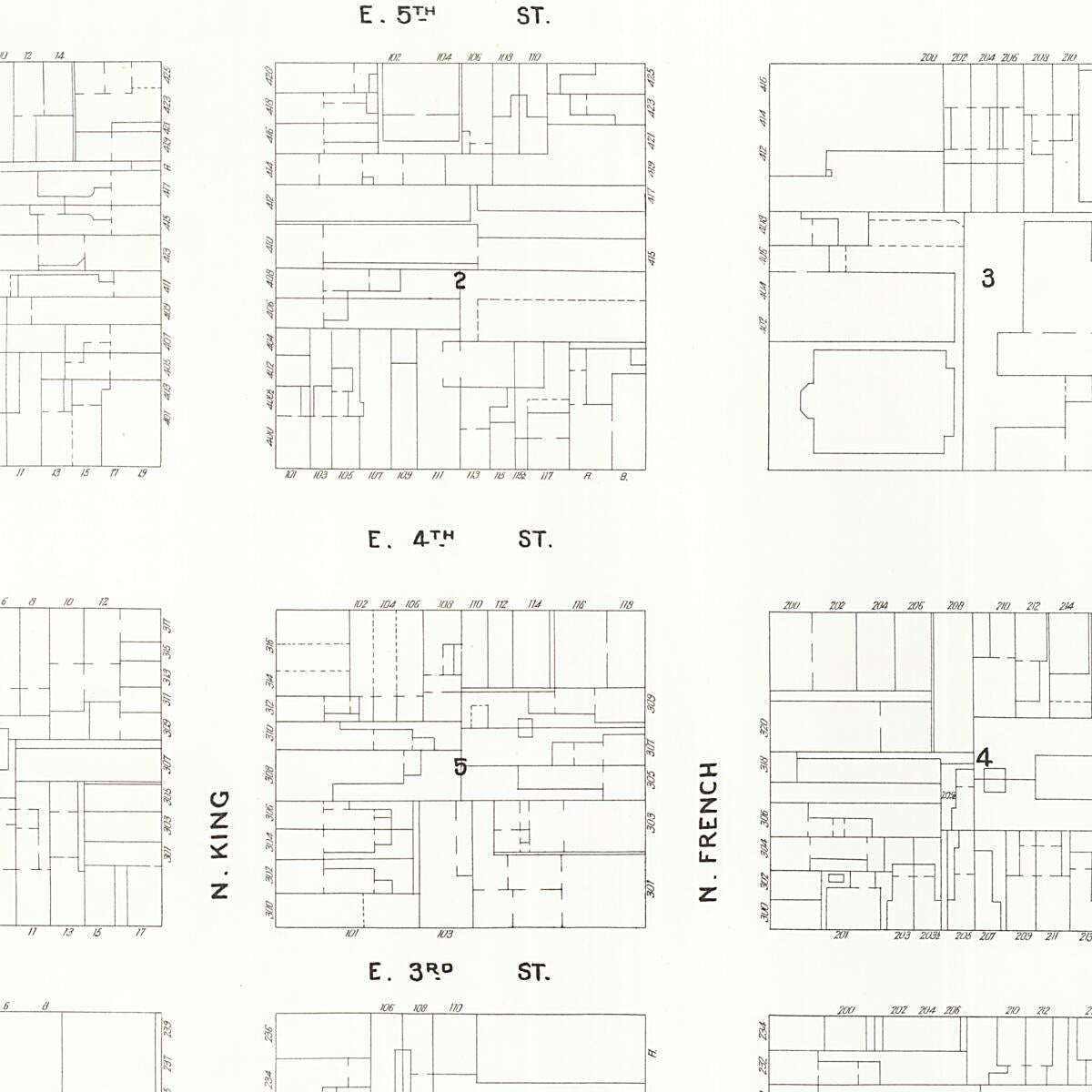 This old map of Wilmington, New Castle County, Delaware was created by Sanborn Map Company in 1901