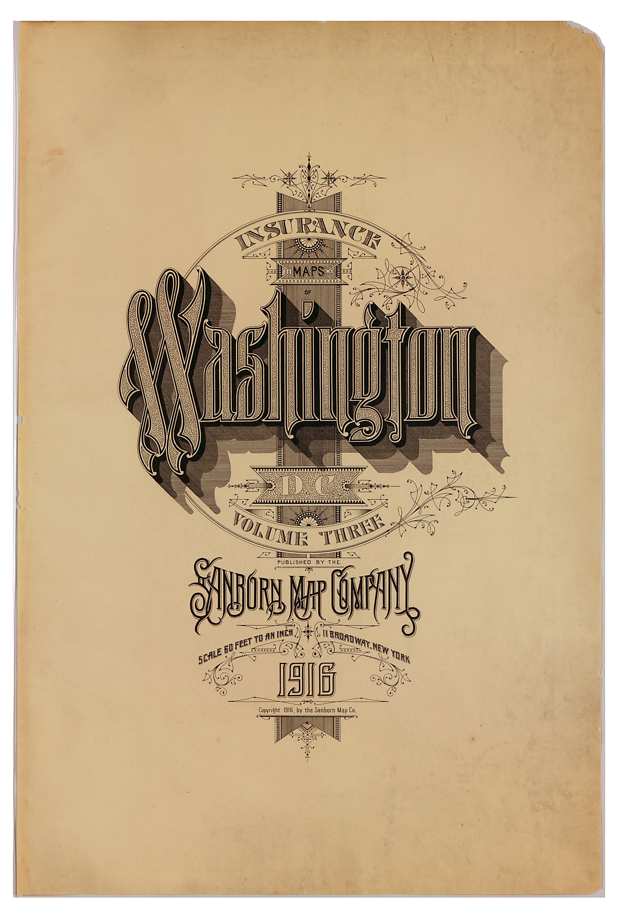 This old map of Takoma Park, Washington D.C. was created by Sanborn Map Company in 1916
