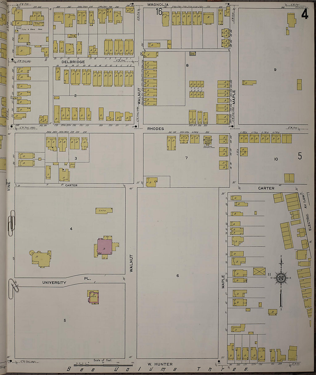 This old map of Atlanta, Fulton County, Georgia was created by Sanborn Map Company in 1911