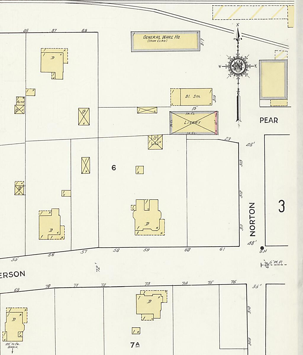 This old map of Boston, Thomas County, Georgia was created by Sanborn Map Company in 1916
