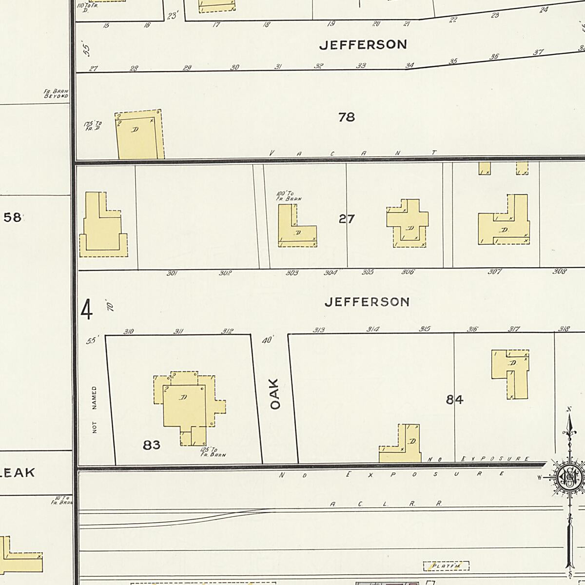 This old map of Boston, Thomas County, Georgia was created by Sanborn Map Company in 1916