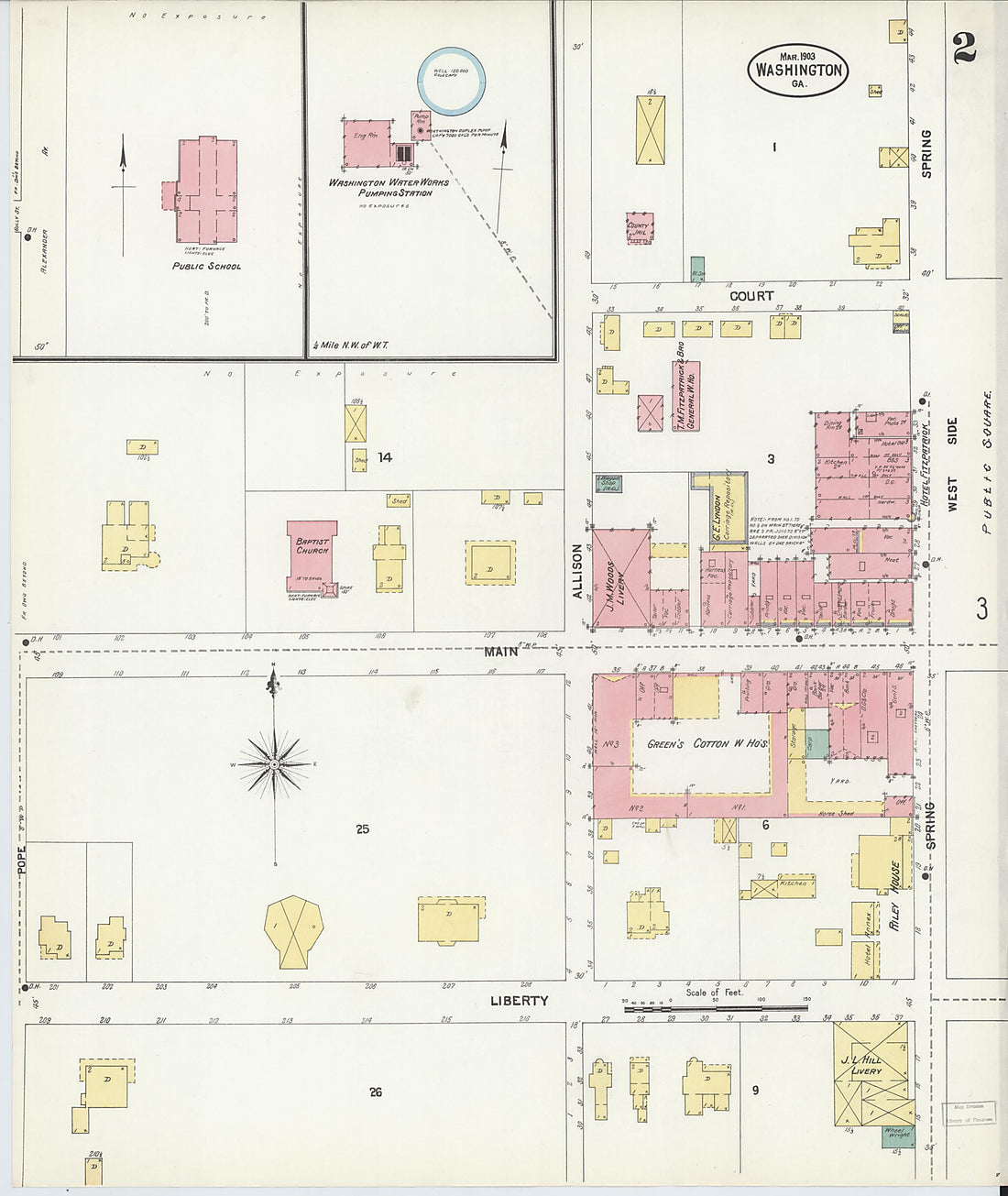 This old map of Wilkes County, Washington was created by Sanborn Map Company in 1903