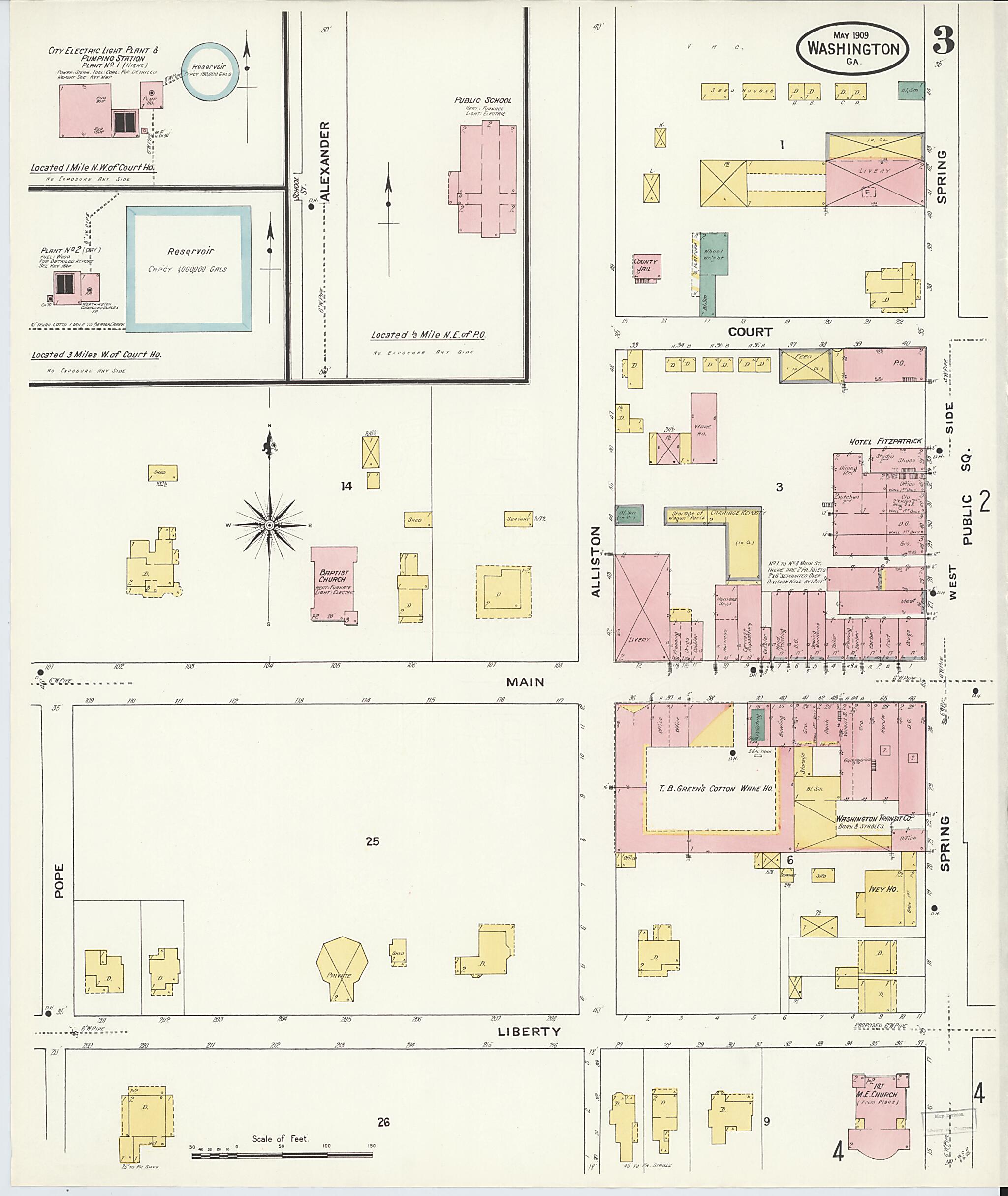 This old map of Wilkes County, Washington was created by Sanborn Map Company in 1909