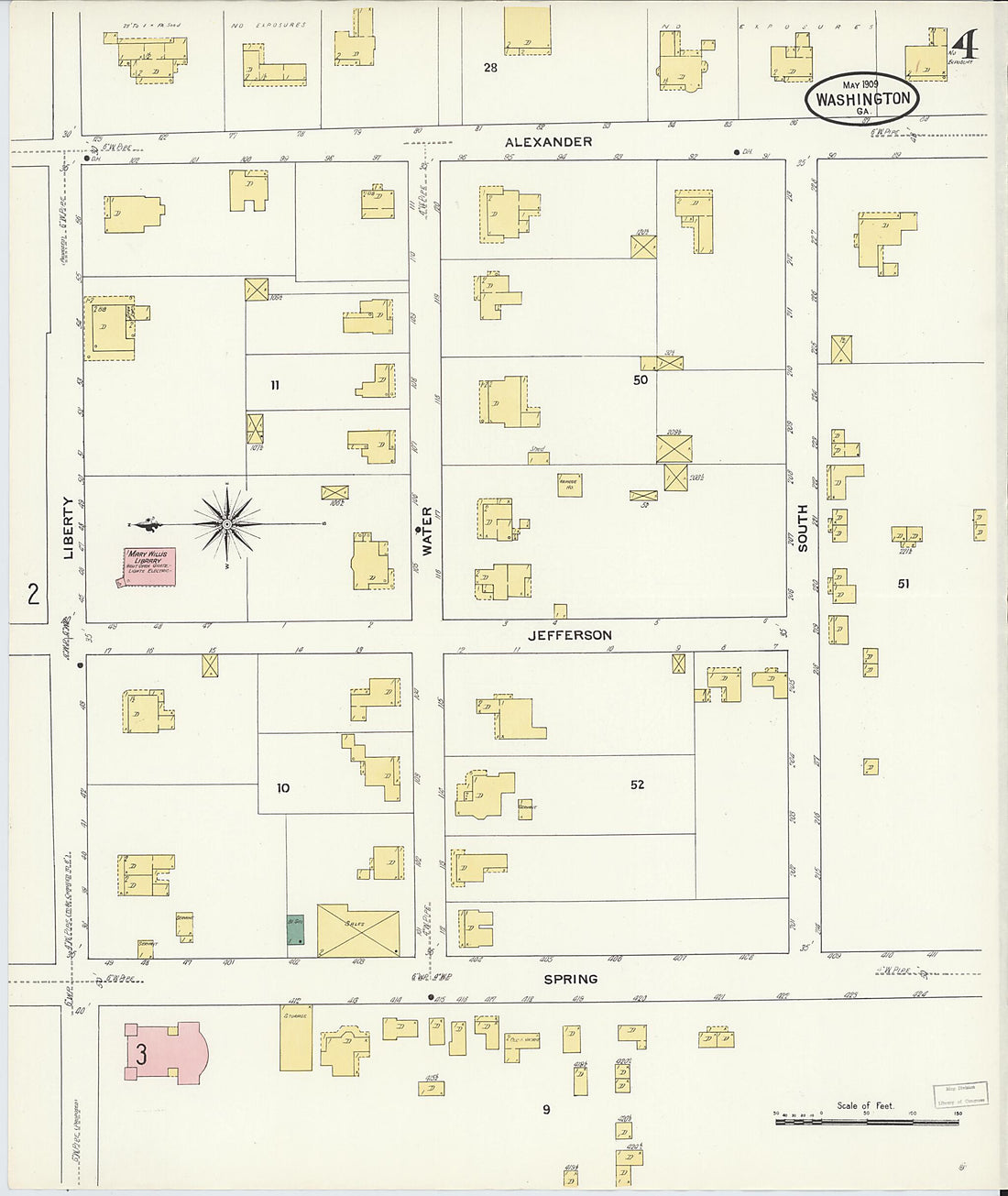 This old map of Wilkes County, Washington was created by Sanborn Map Company in 1909