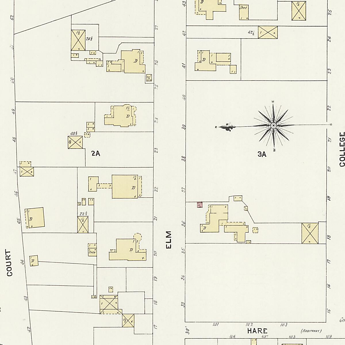 This old map of Wrightsville, Johnson County, Georgia was created by Sanborn Map Company in 1906