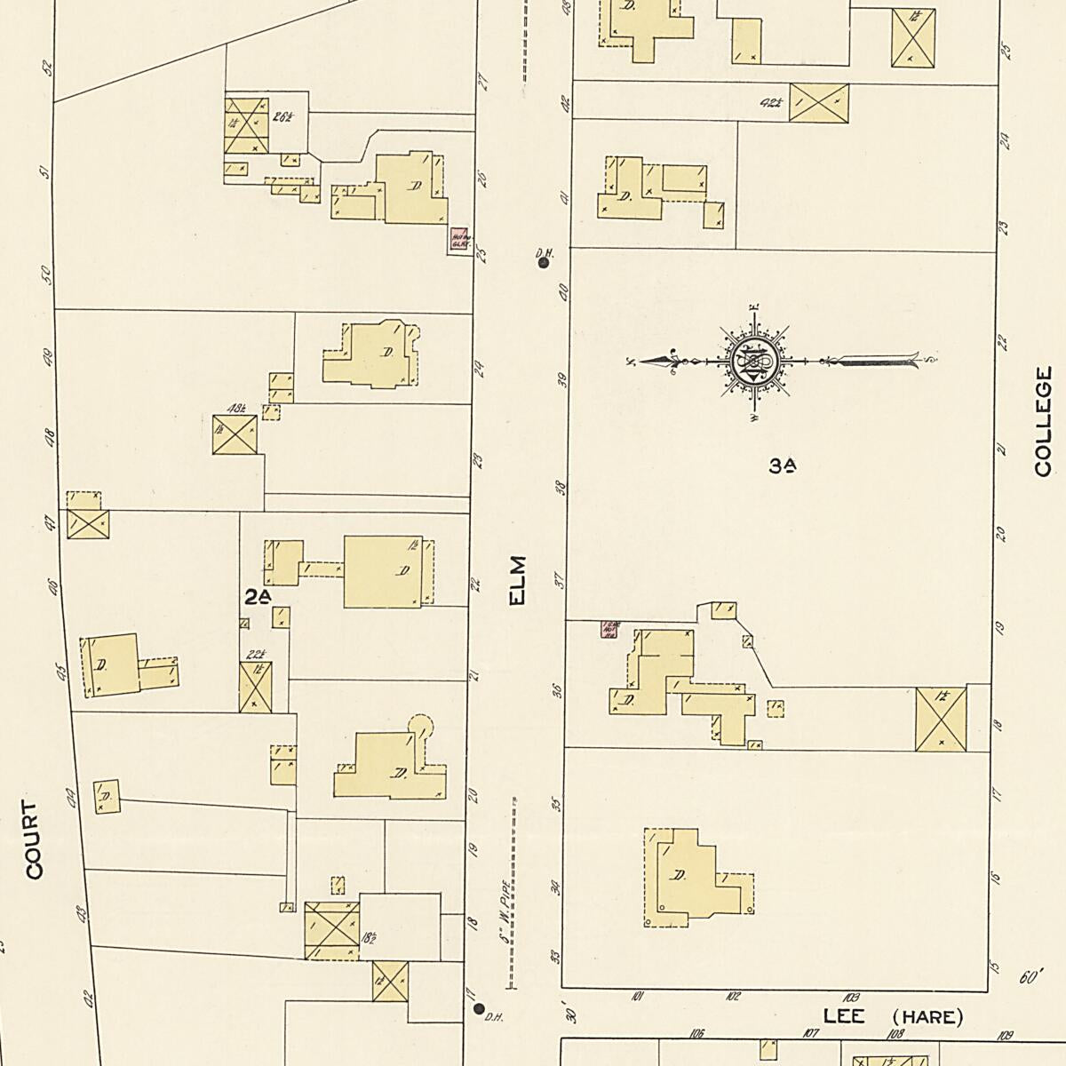 This old map of Wrightsville, Johnson County, Georgia was created by Sanborn Map Company in 1913