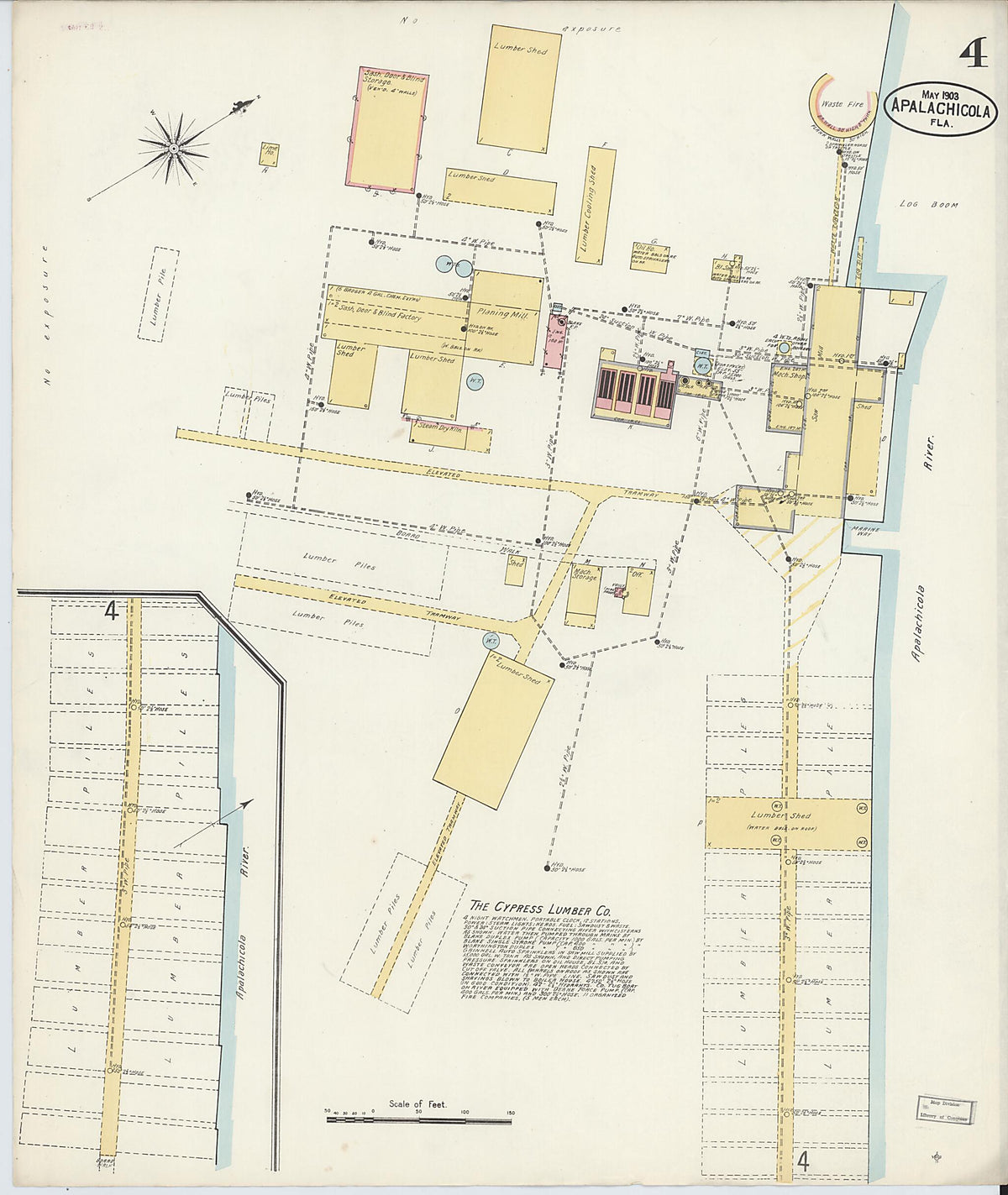 Apalachicola, Franklin County, Florida 1903 (Sheet 4 of 4) by Relic Map Company