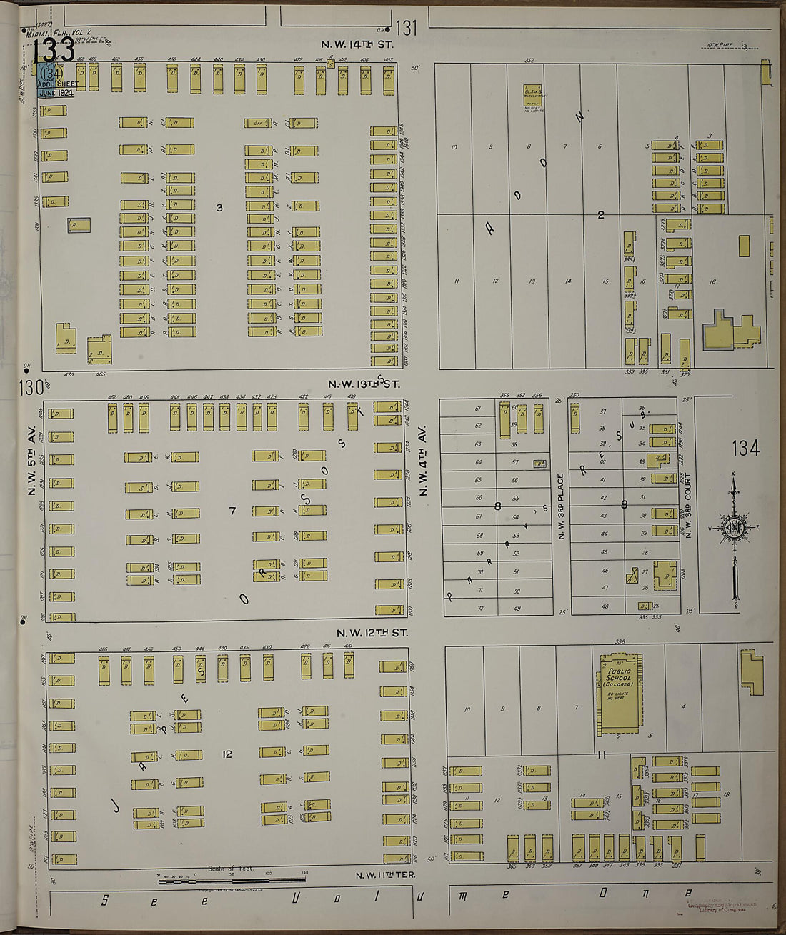 This old map of Silver Bluff, Dade County, Florida was created by Sanborn Map Company in 1924