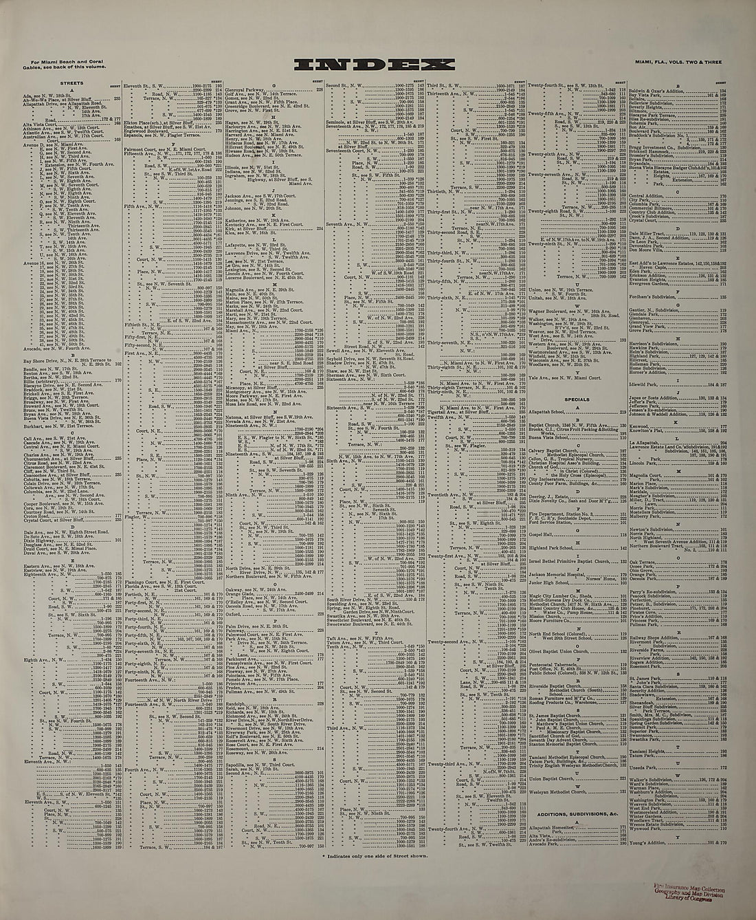 This old map of Silver Bluff, Dade County, Florida was created by Sanborn Map Company in 1924