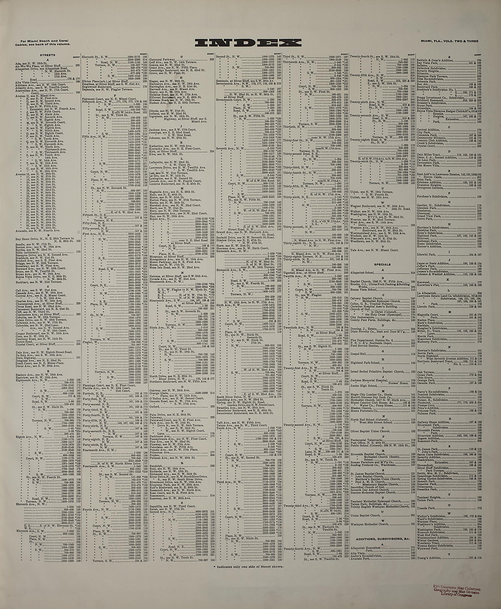 This old map of Silver Bluff, Dade County, Florida was created by Sanborn Map Company in 1924