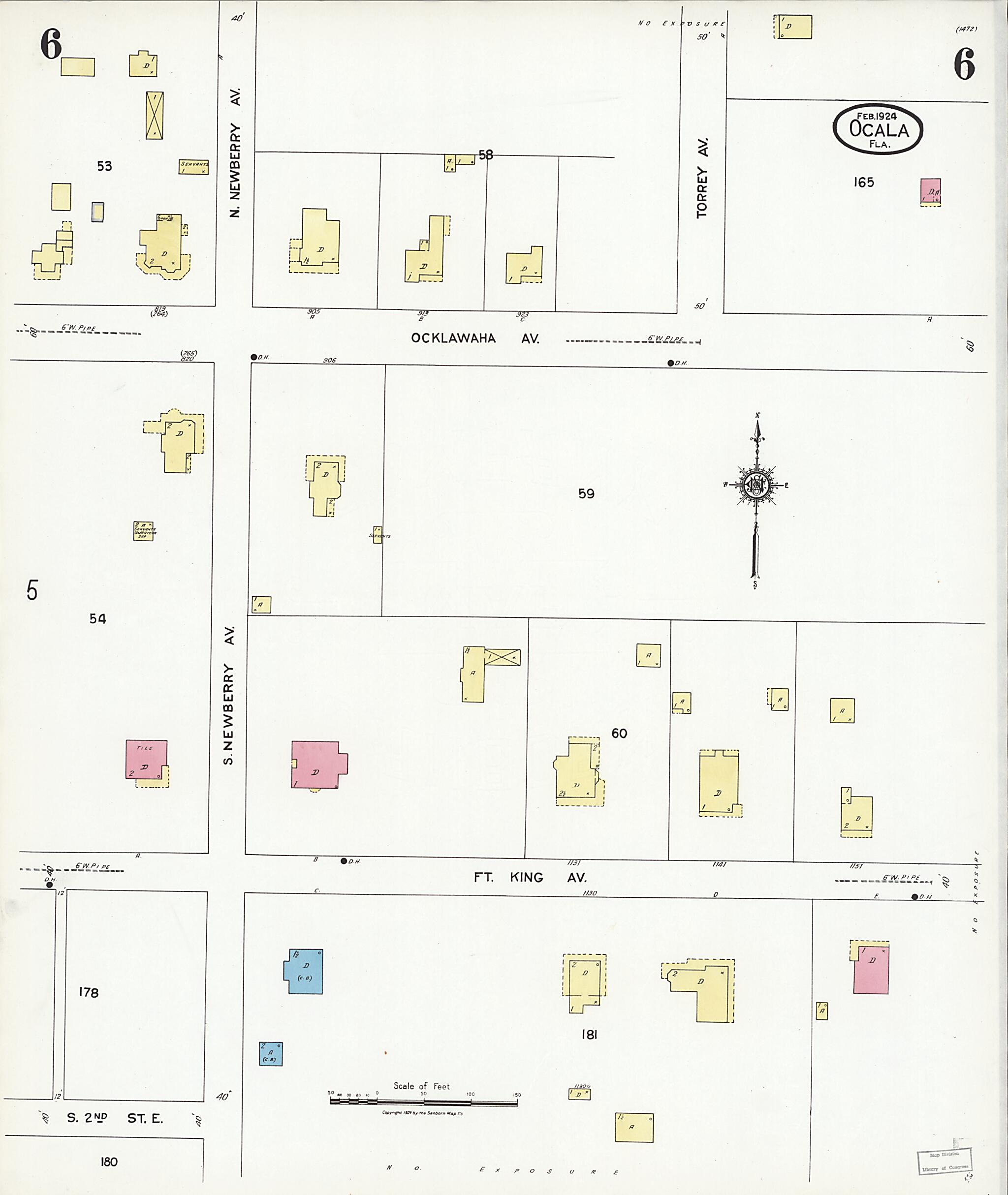 This old map of Zuber, Marion County, Florida was created by Sanborn Map Company in 1924