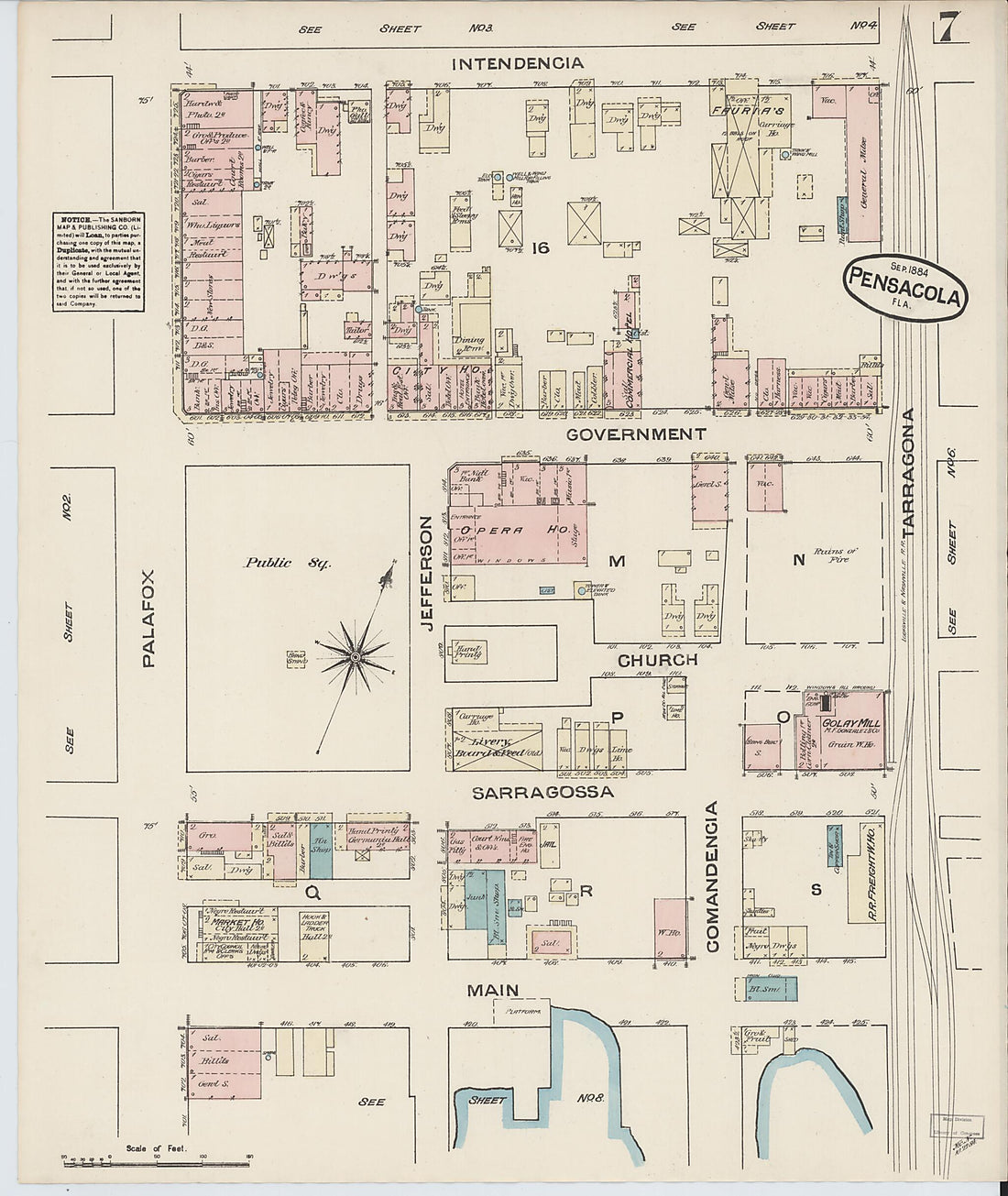 This old map of Woolsey, Escambia County, Florida was created by Sanborn Map Company in 1884