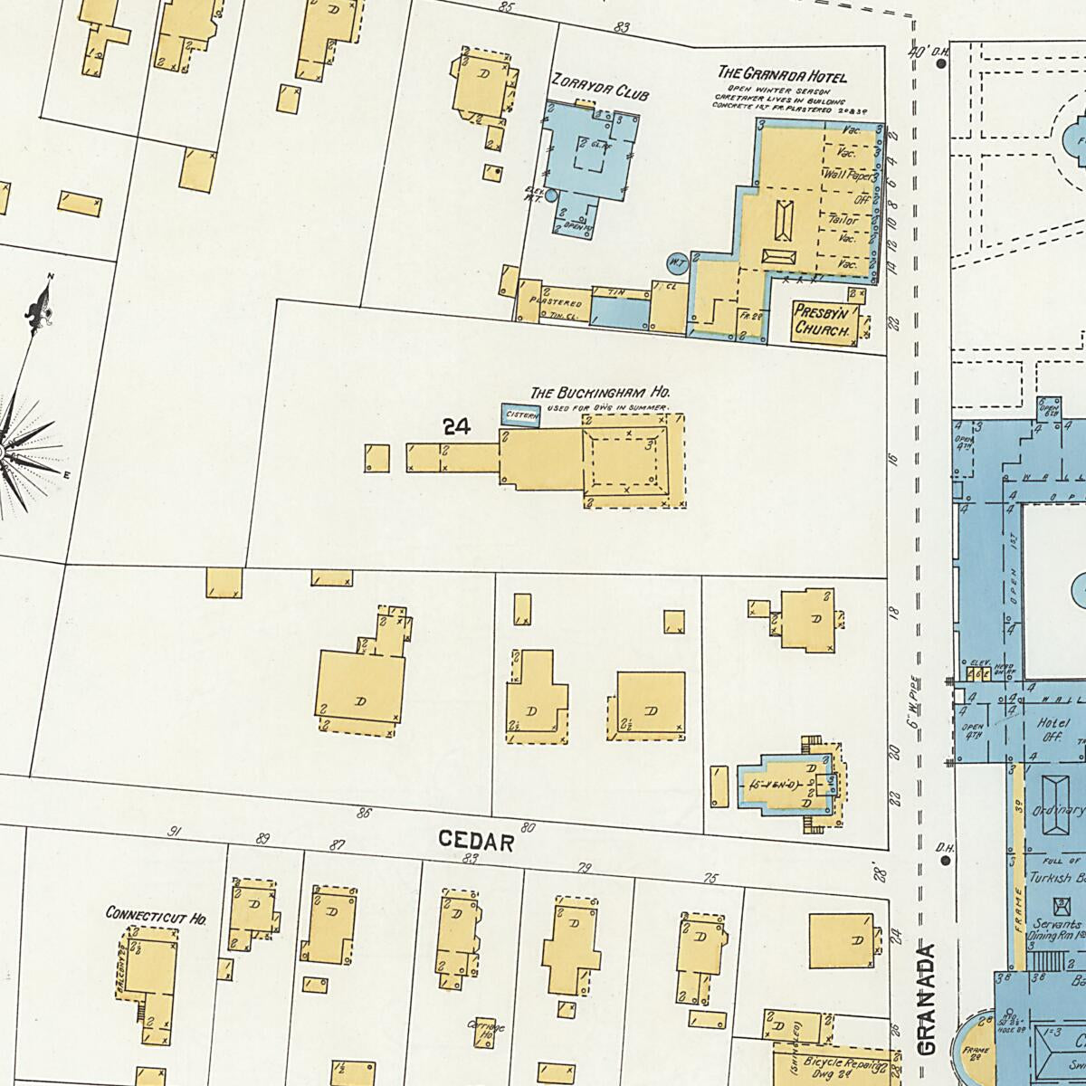 This old map of Saint Augustine, Saint John&