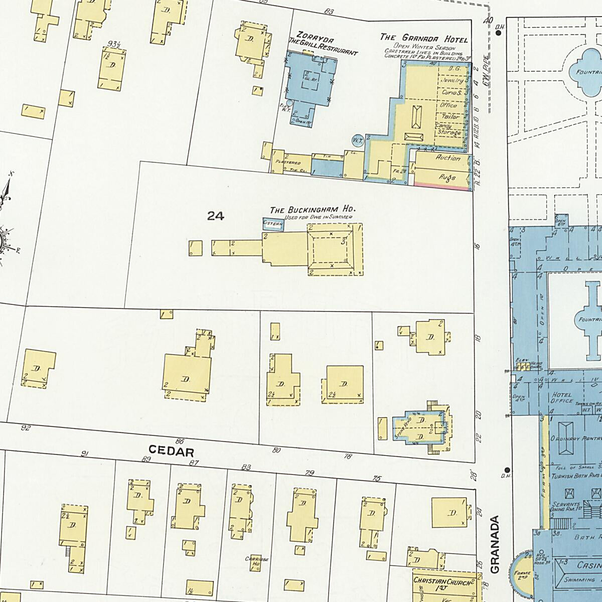 This old map of Saint Augustine, Saint John&