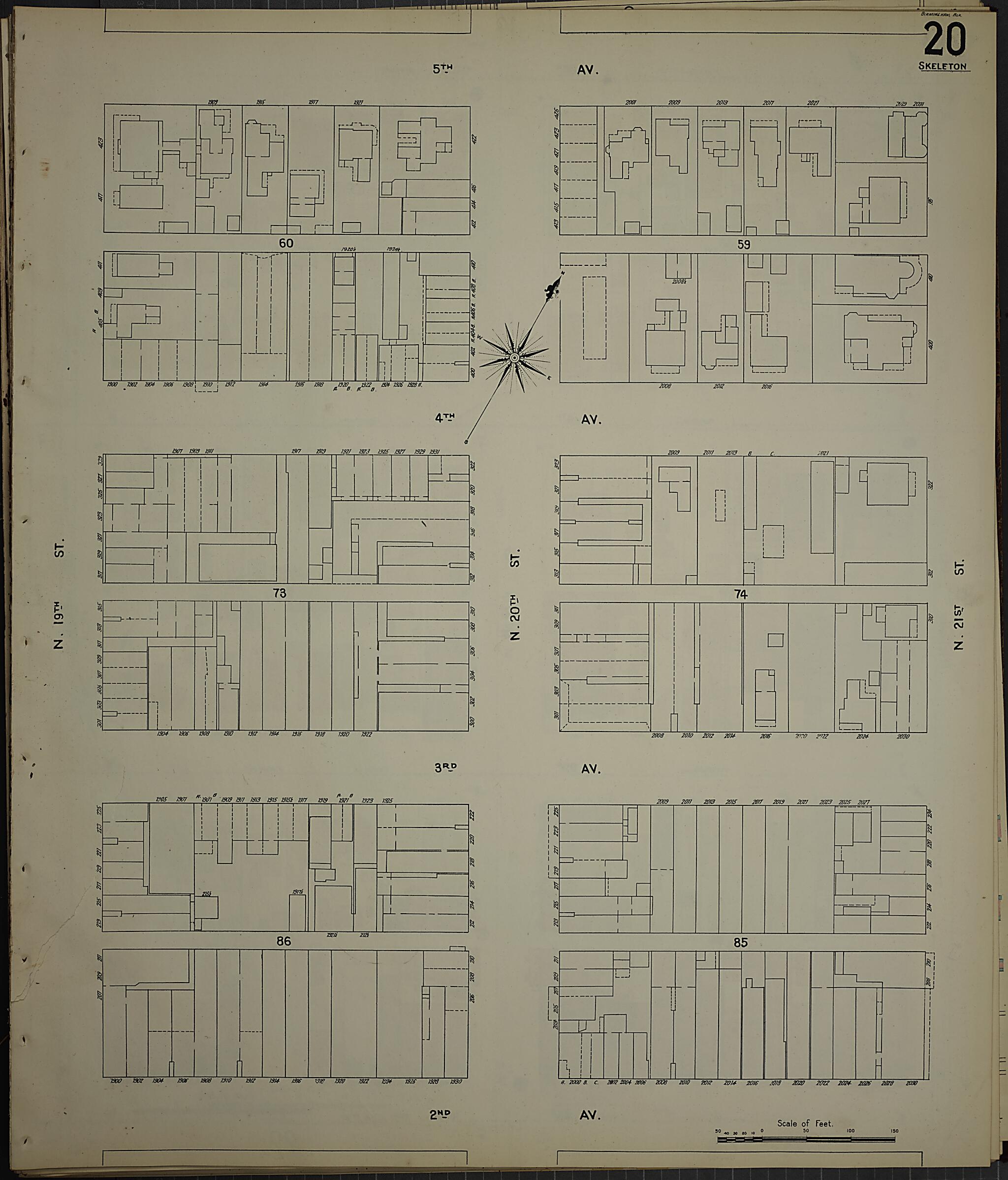 Birmingham, Jefferson County, Alabama 1902 (Sheet 23) by Relic Map Company