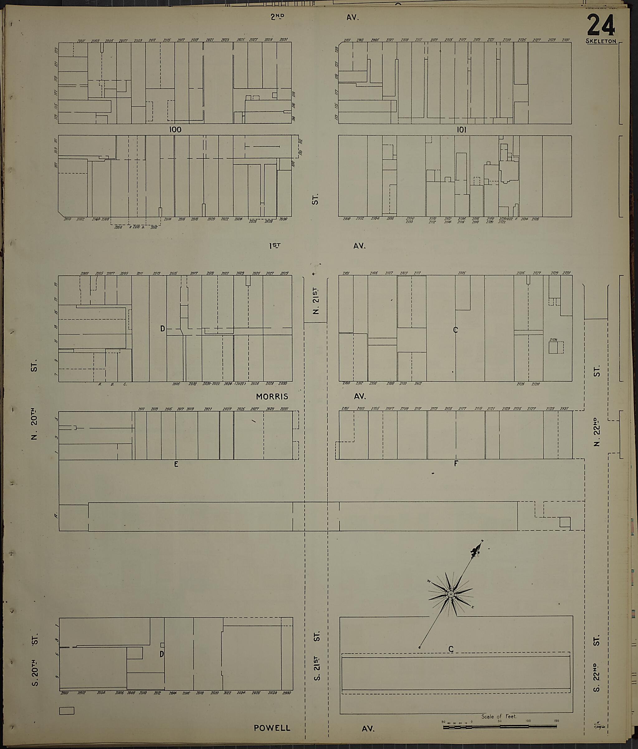 This old map of Birmingham, Jefferson County, Alabama was created by Sanborn Map Company in 1902