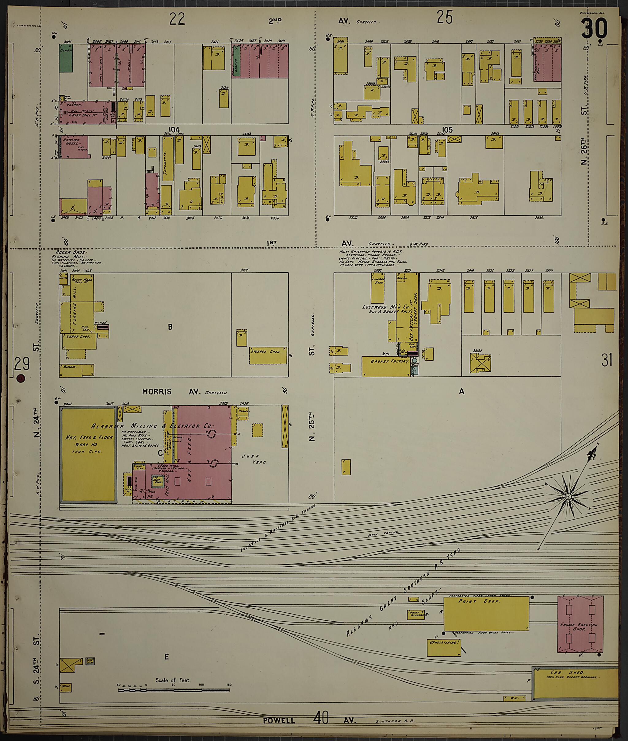 Birmingham, Jefferson County, Alabama 1902 (Sheet 35) by Relic Map Company