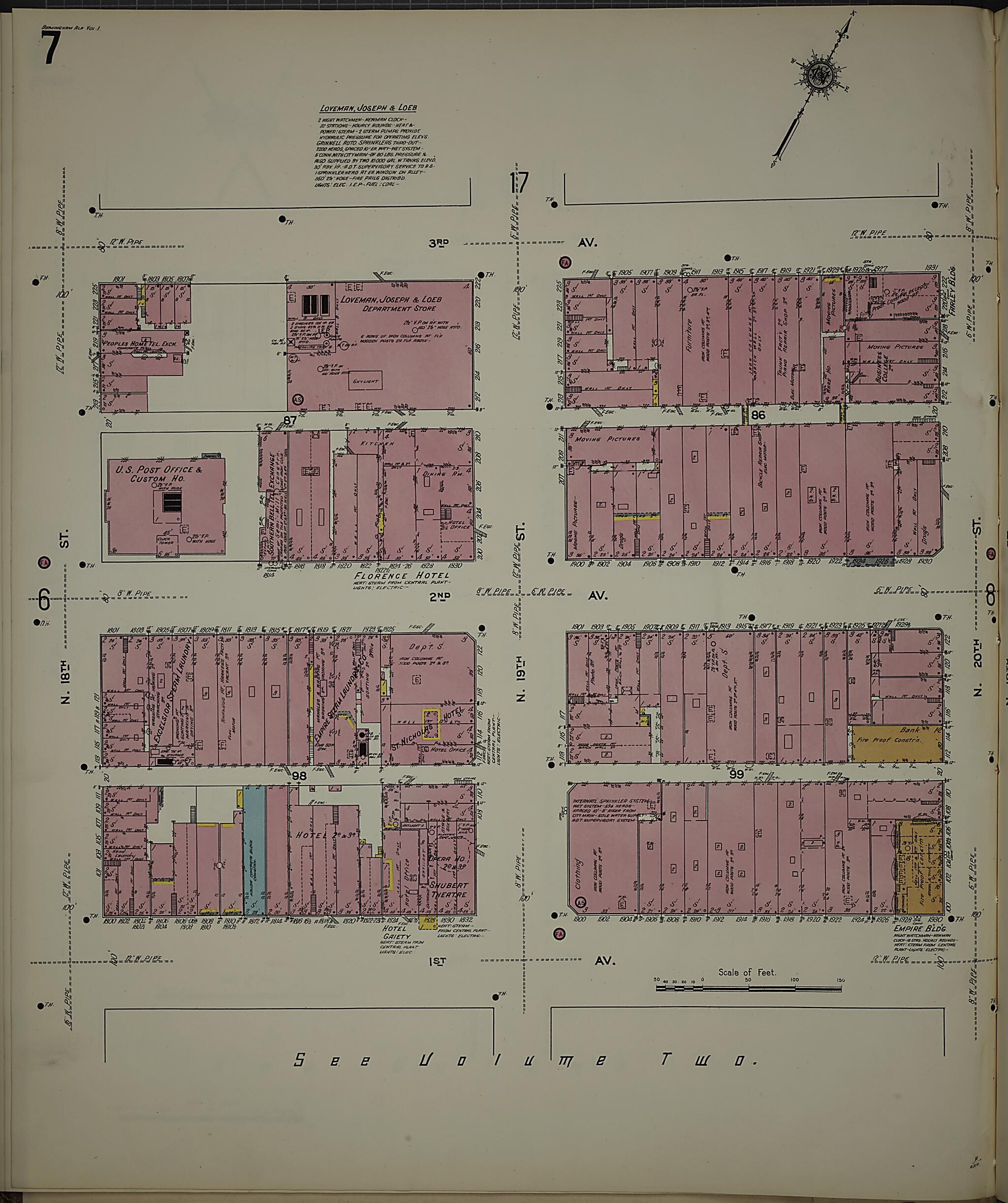 Birmingham, Jefferson County, Alabama 1911 (Sheet 10) by Relic Map Company