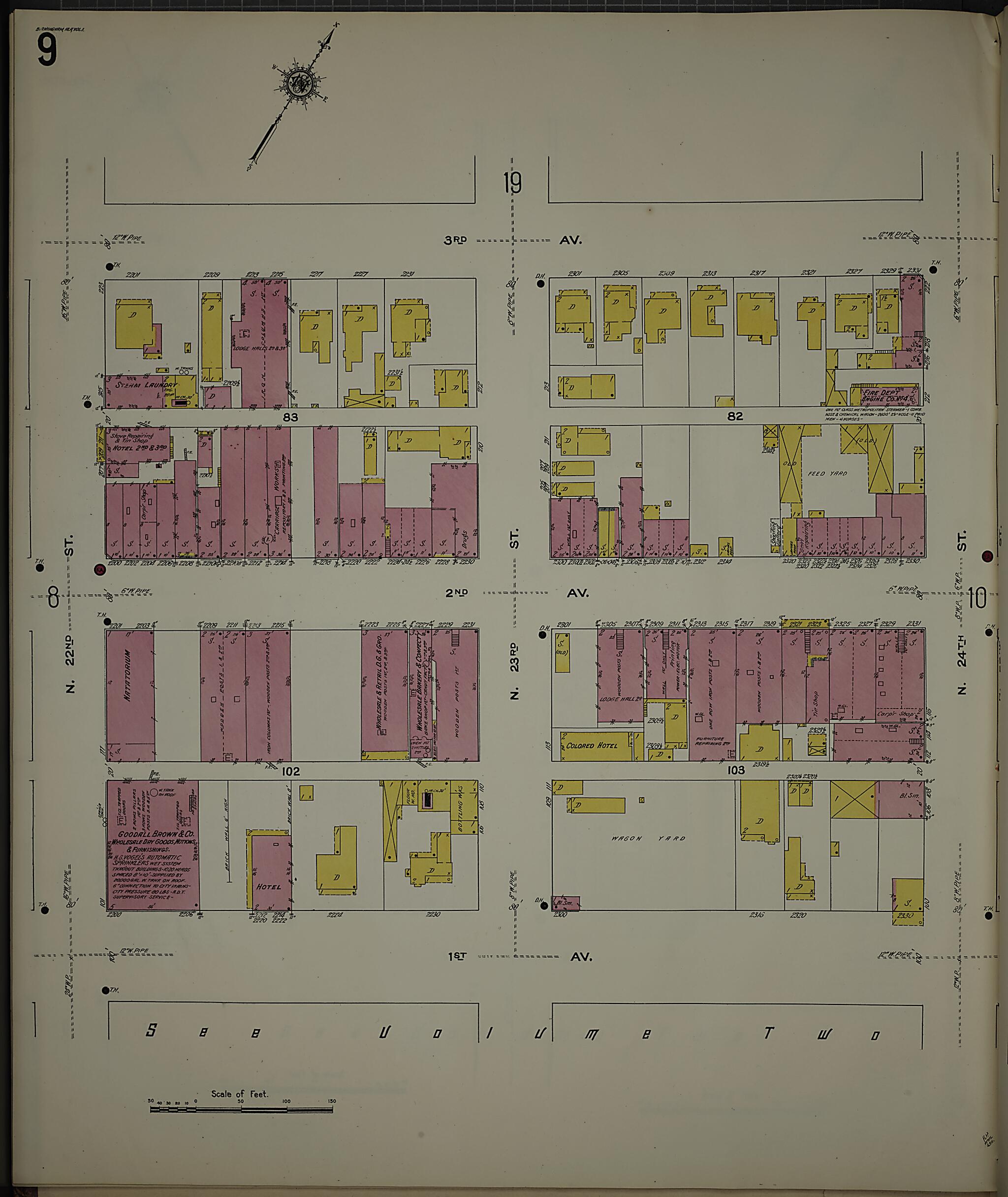 Birmingham, Jefferson County, Alabama 1911 (Sheet 14) by Relic Map Company
