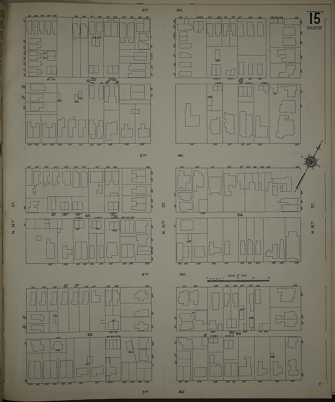 This old map of Birmingham, Jefferson County, Alabama was created by Sanborn Map Company in 1911