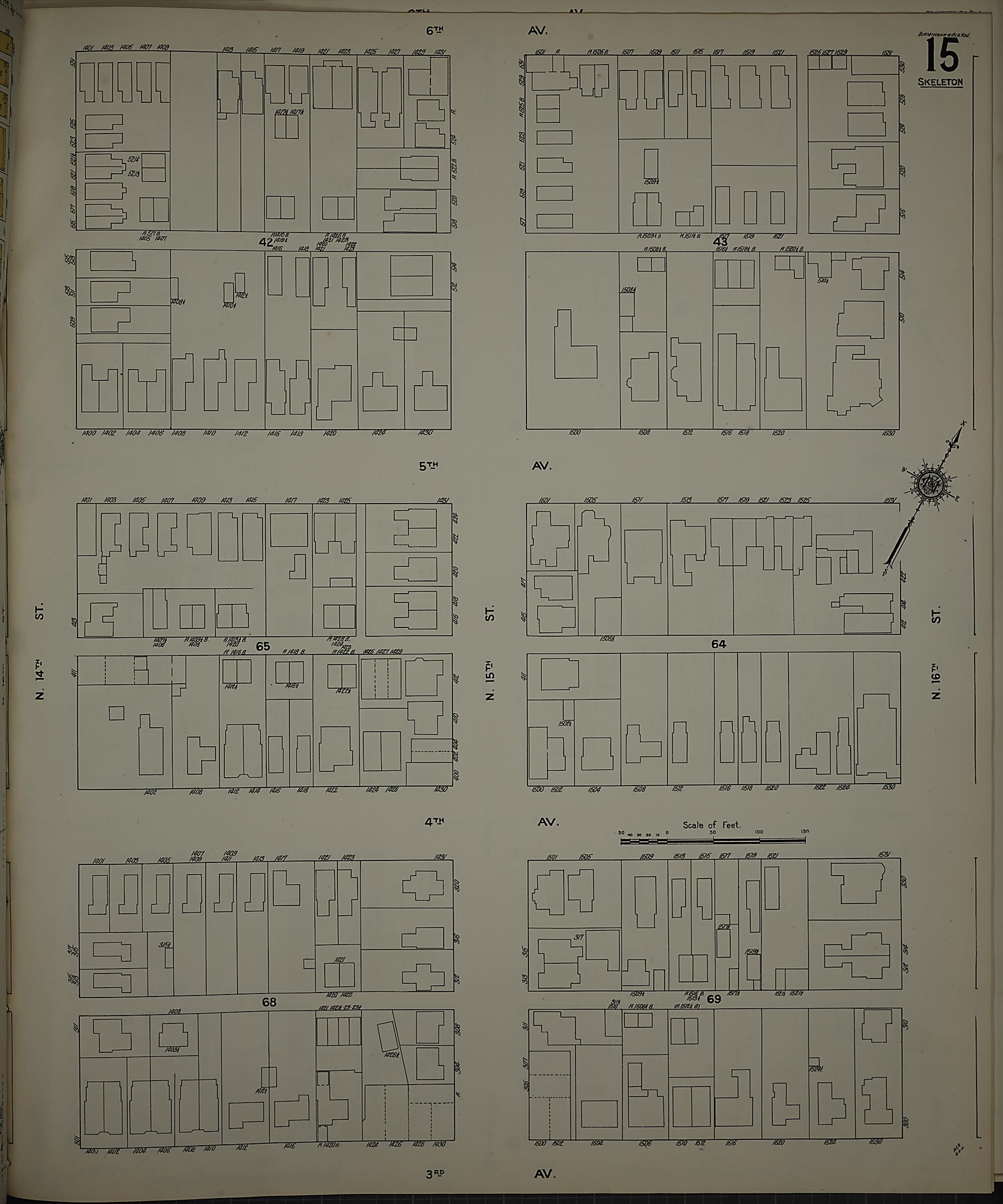 Birmingham, Jefferson County, Alabama 1911 (Sheet 23) by Relic Map Company