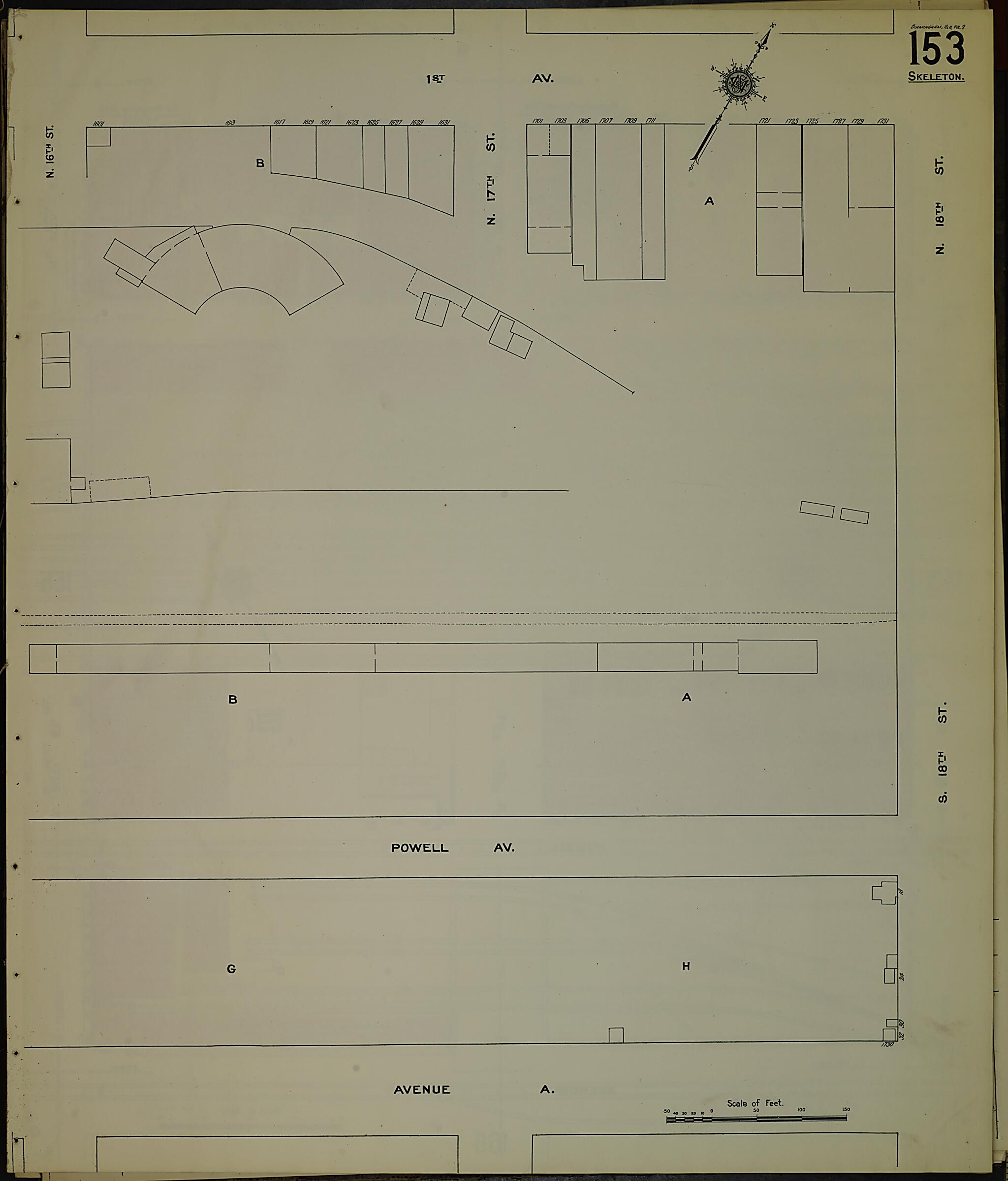 Birmingham, Jefferson County, Alabama 1911 (Sheet 5) by Relic Map Company