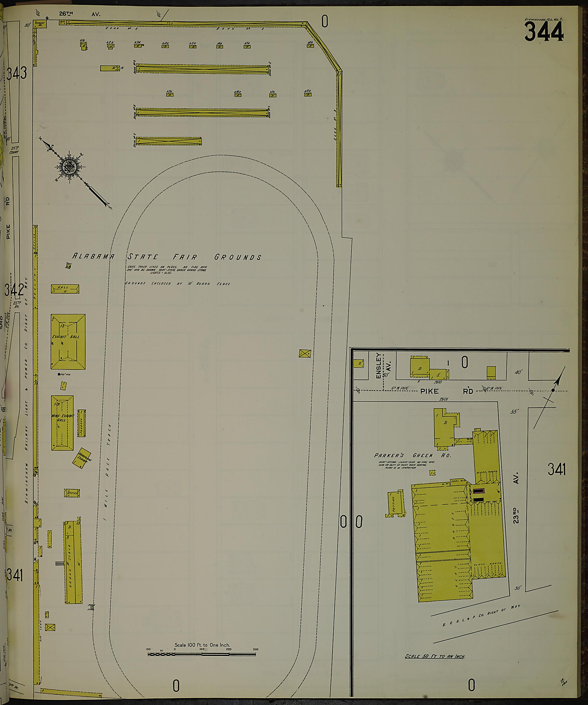 Birmingham, Jefferson County, Alabama 1911 (Sheet 23) by Relic Map Company
