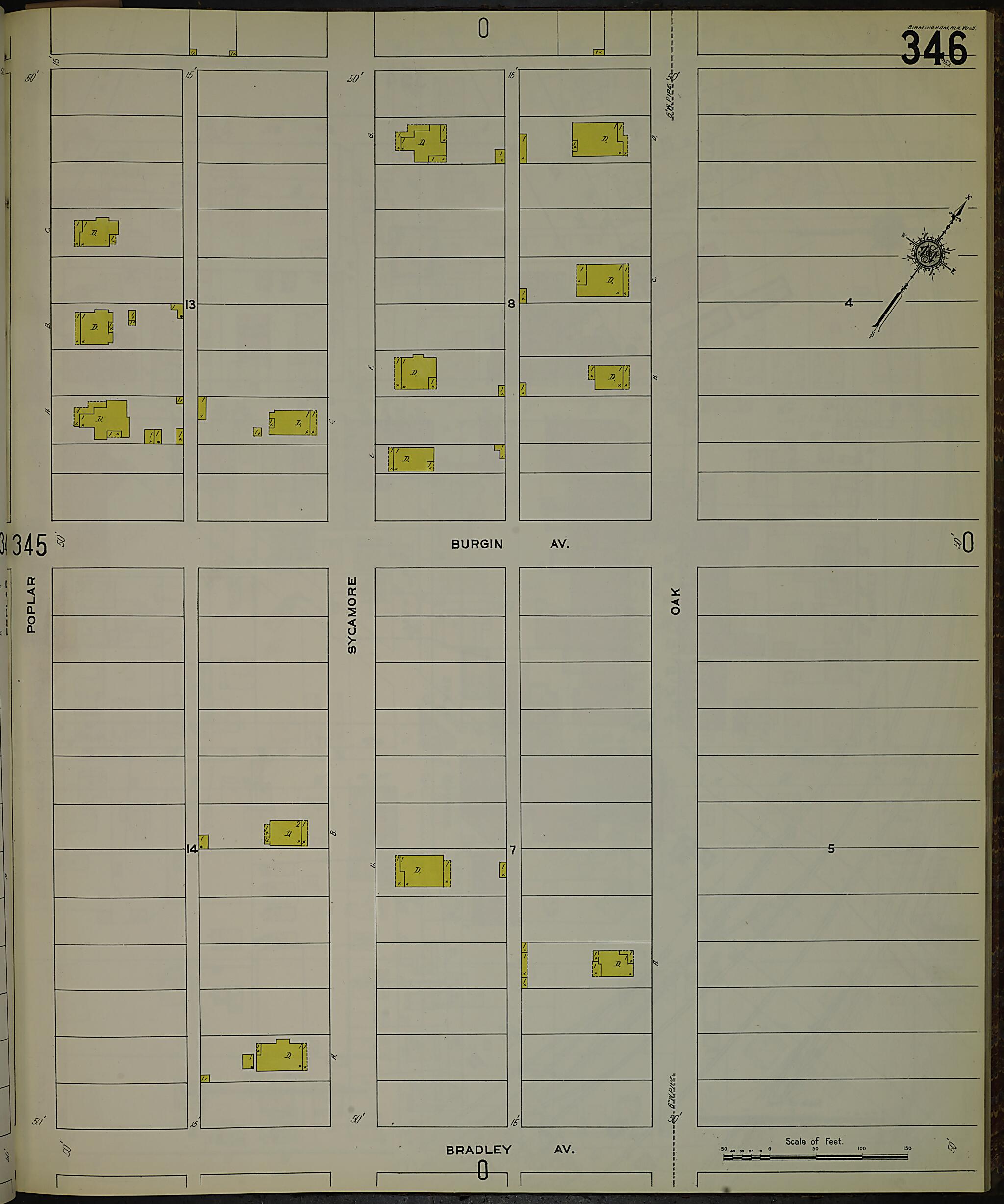 Birmingham, Jefferson County, Alabama 1911 (Sheet 24) by Relic Map Company