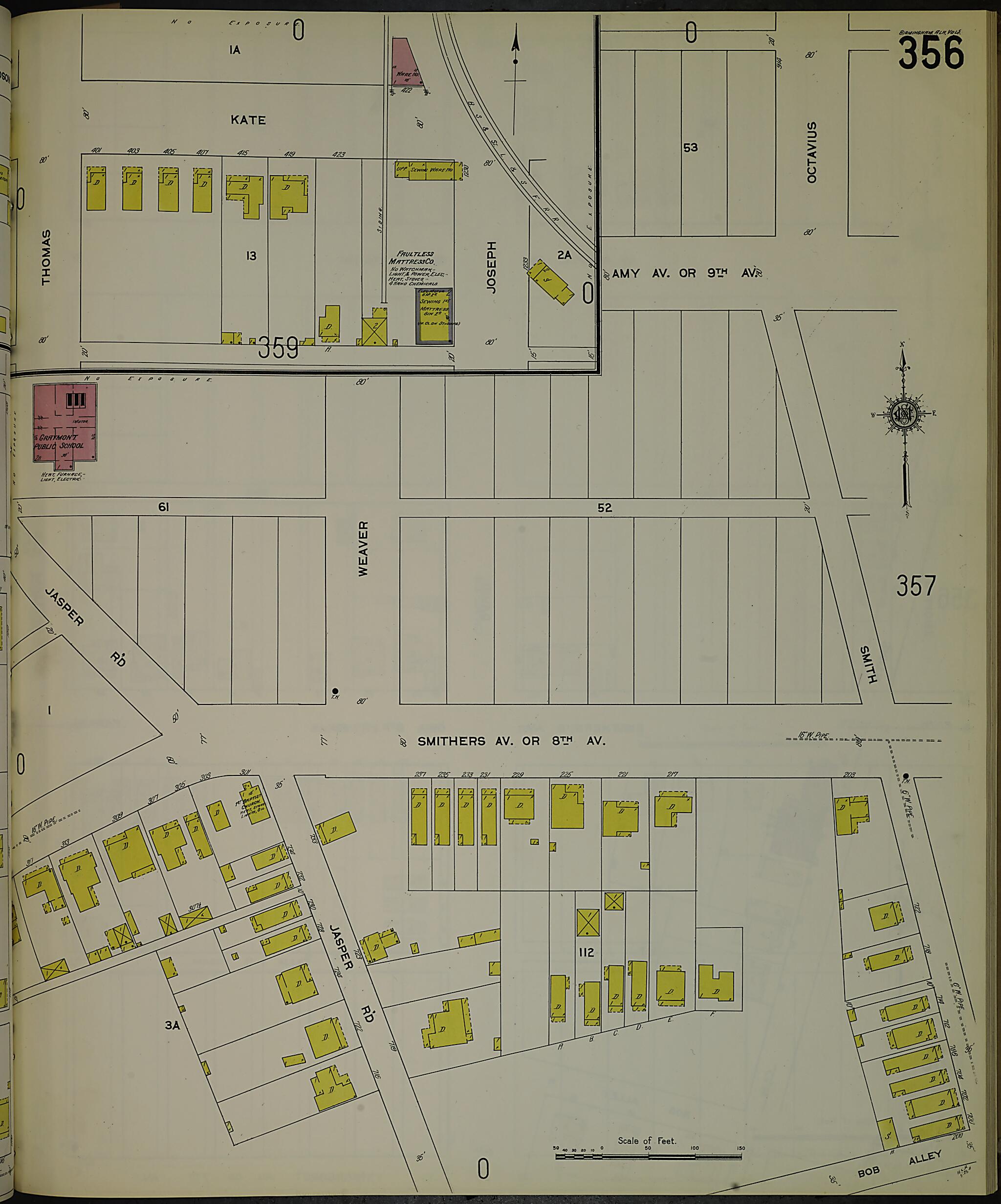 Birmingham, Jefferson County, Alabama 1911 (Sheet 29) by Relic Map Company