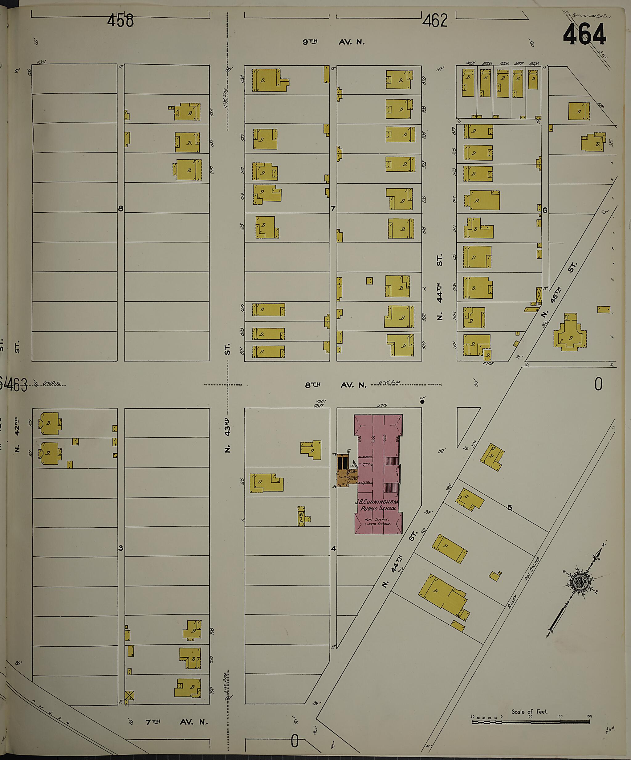 Birmingham, Jefferson County, Alabama 1911 (Sheet 15) by Relic Map Company