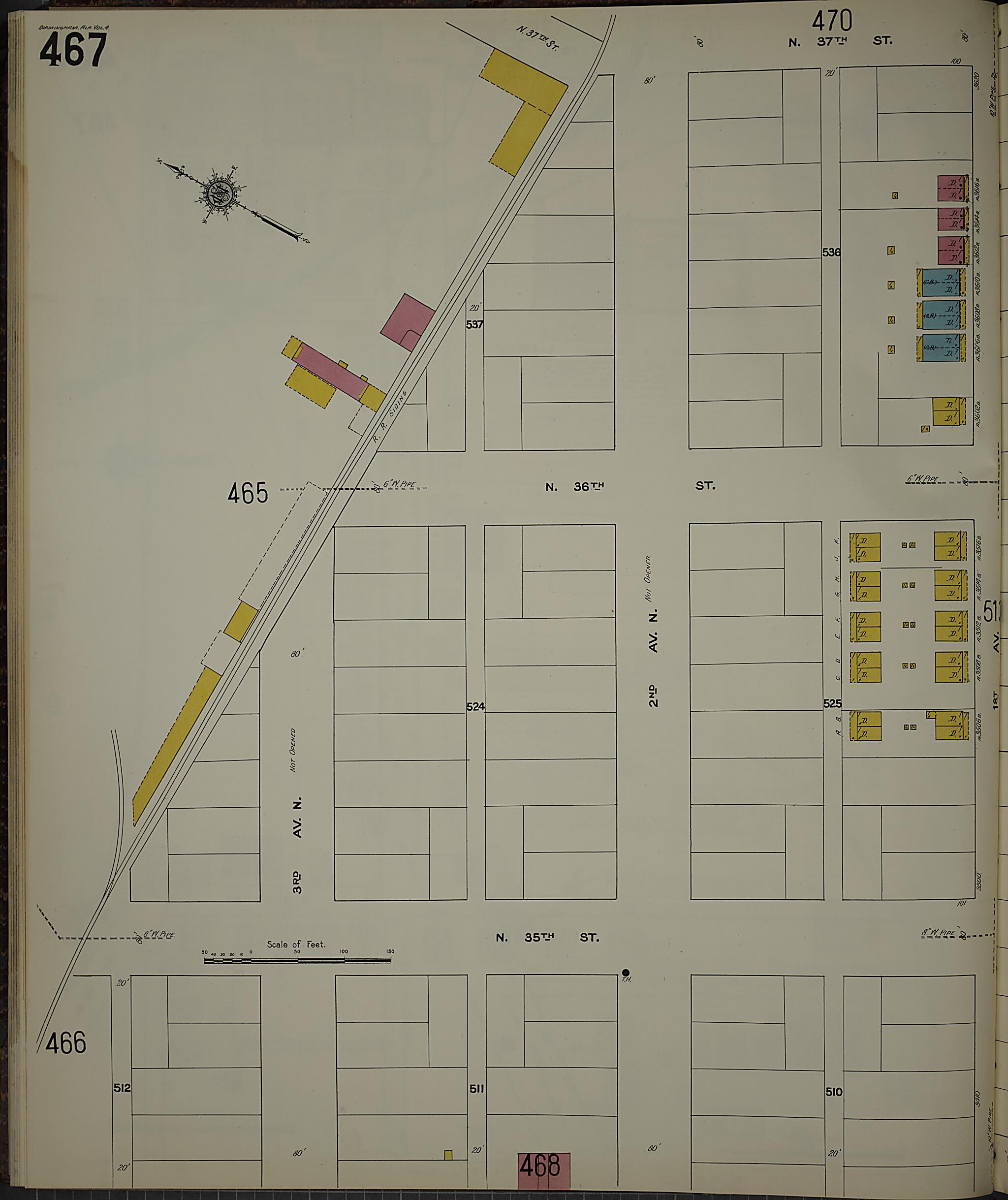 Birmingham, Jefferson County, Alabama 1911 (Sheet 18) by Relic Map Company