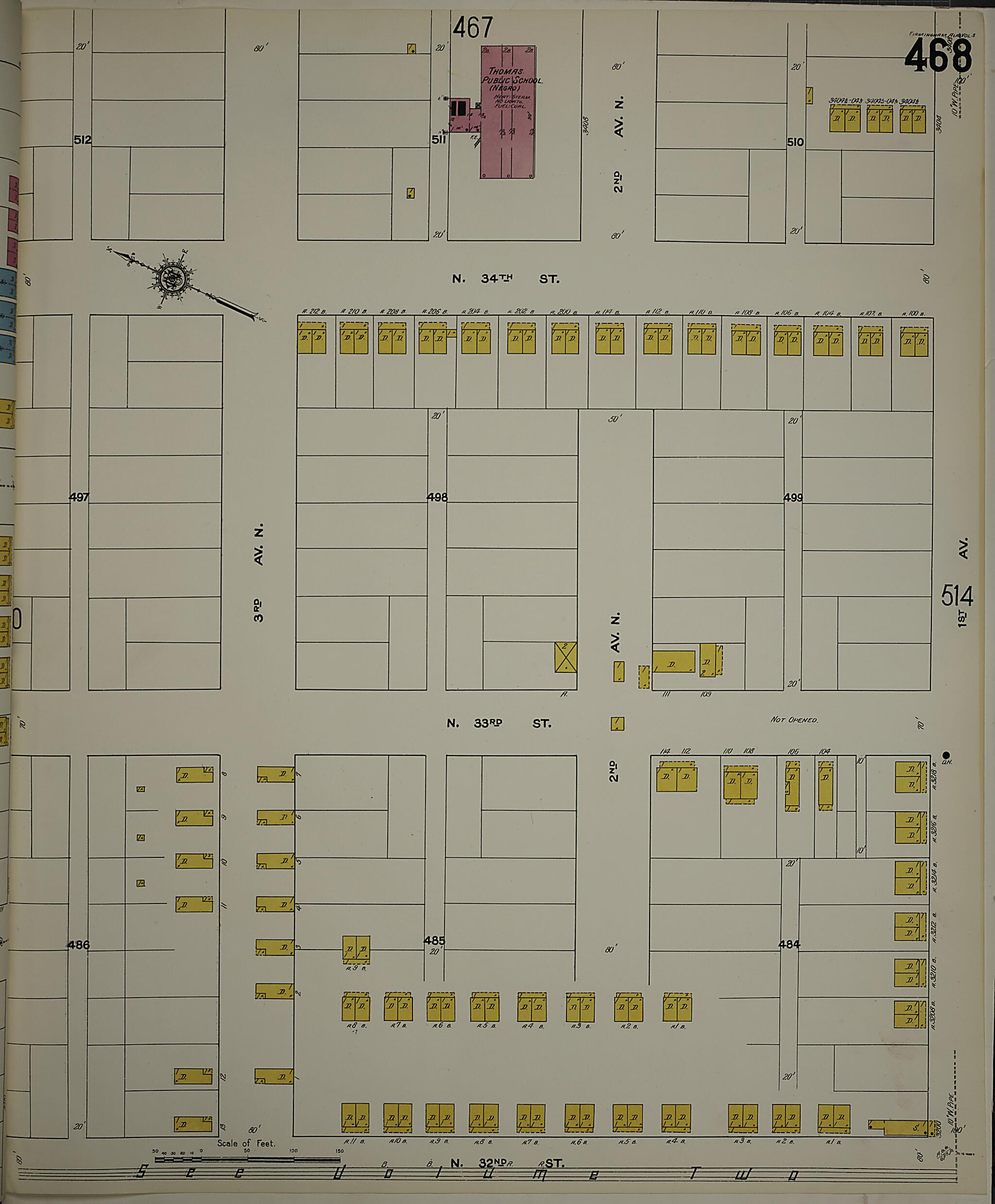 Birmingham, Jefferson County, Alabama 1911 (Sheet 19) by Relic Map Company