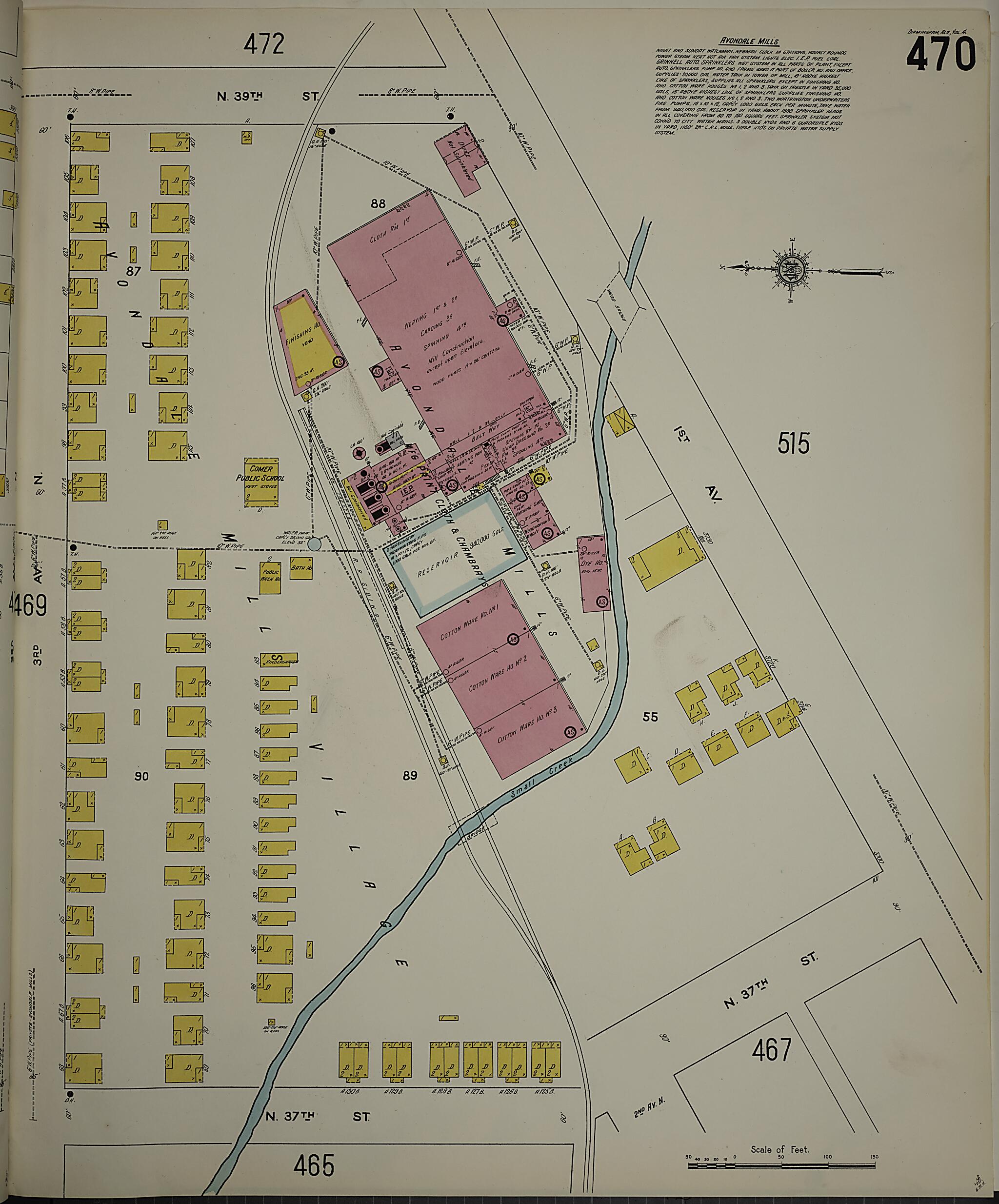 Birmingham, Jefferson County, Alabama 1911 (Sheet 21) by Relic Map Company