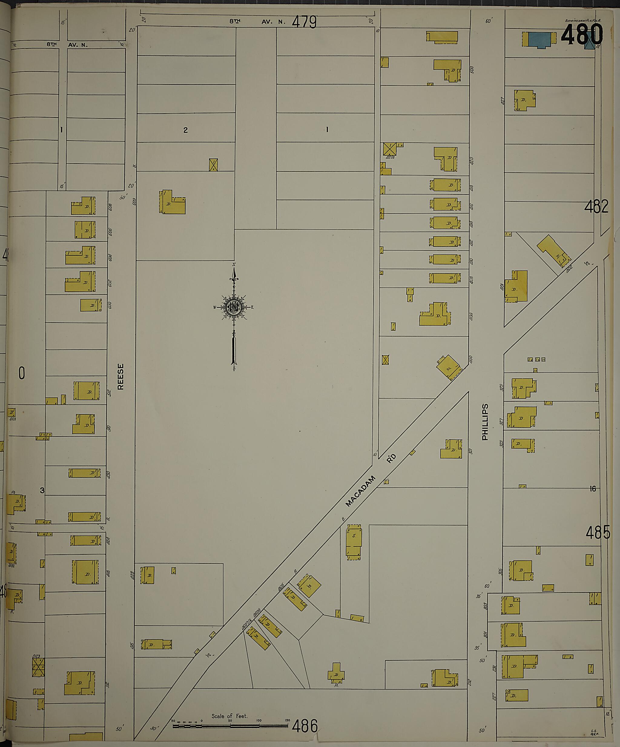 Birmingham, Jefferson County, Alabama 1911 (Sheet 31) by Relic Map Company