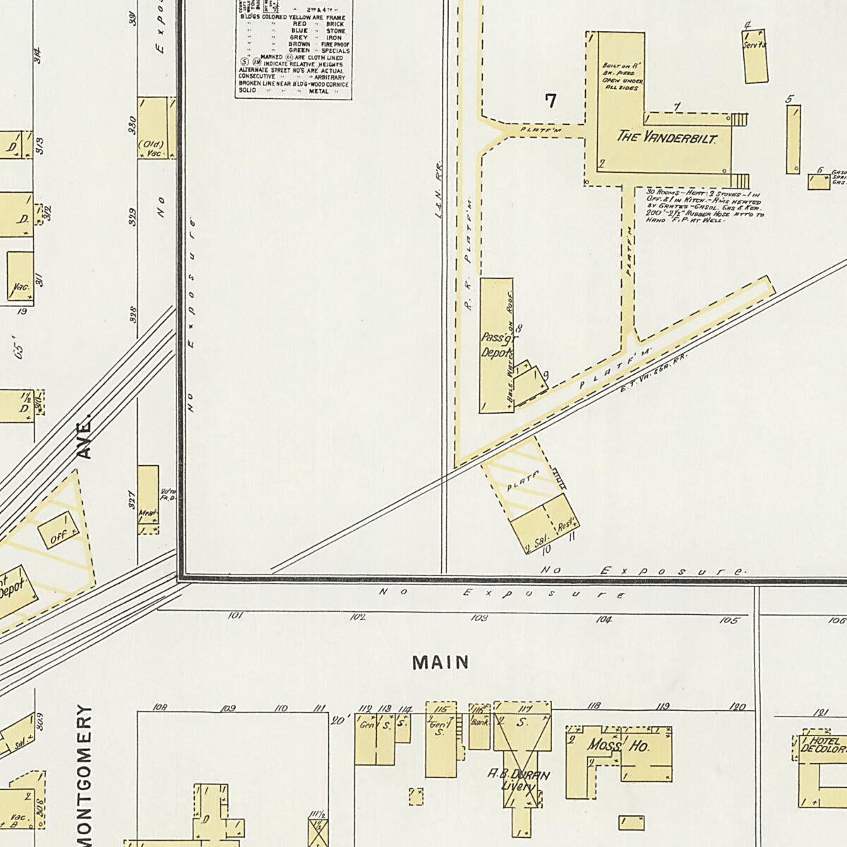 This old map of Calera, Shelby County, Alabama was created by Sanborn Map Company in 1897