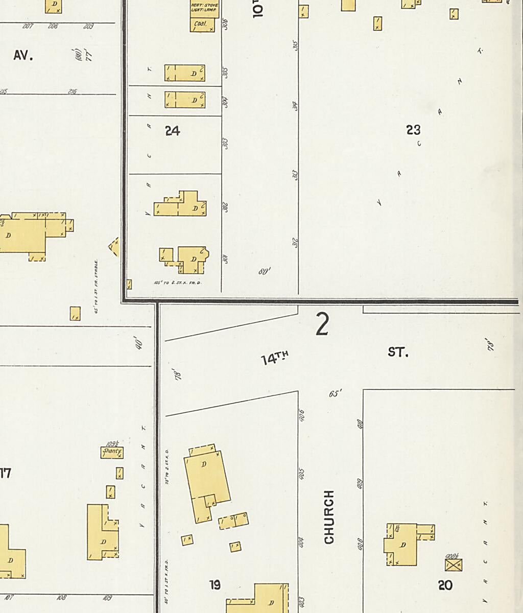 This old map of Calera, Shelby County, Alabama was created by Sanborn Map Company in 1903