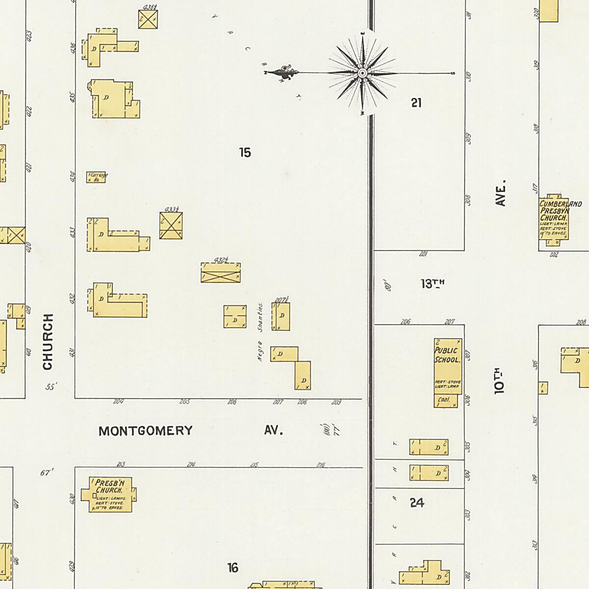 This old map of Calera, Shelby County, Alabama was created by Sanborn Map Company in 1903