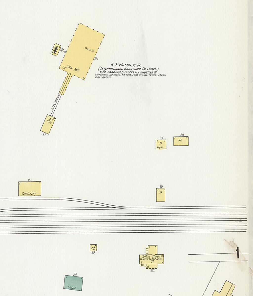 This old map of Calera, Shelby County, Alabama was created by Sanborn Map Company in 1903