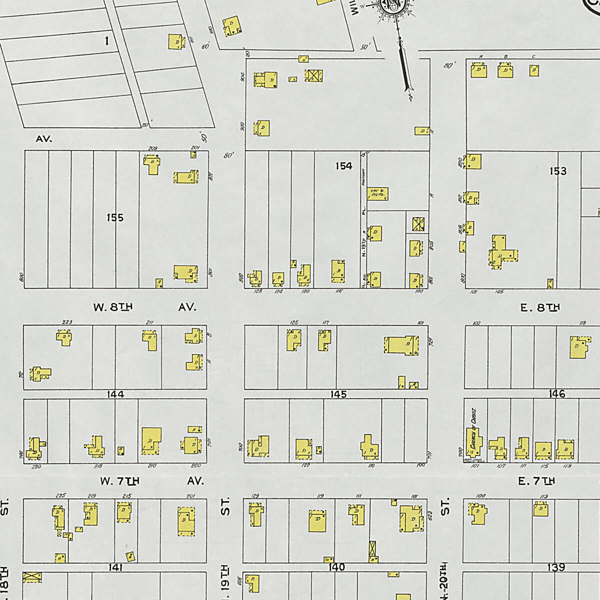 This old map of Carbon Hill, Valher County, Alabama was created by Sanborn Map Company in 1926