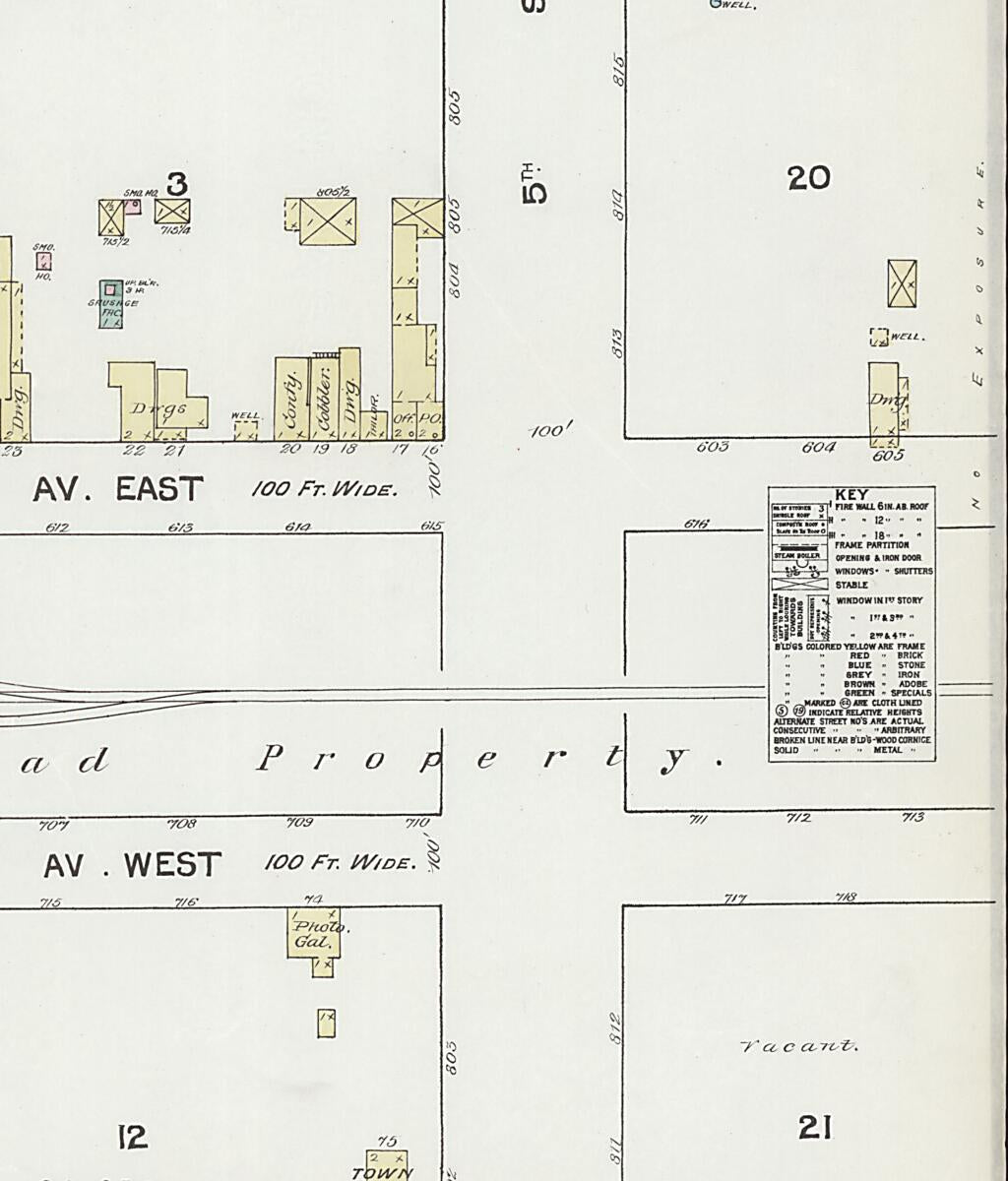 This old map of Cullman, Cullman County, Alabama was created by Sanborn Map Company in 1888