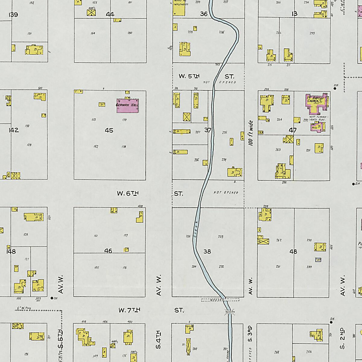 This old map of Cullman, Cullman County, Alabama was created by Sanborn Map Company in 1926