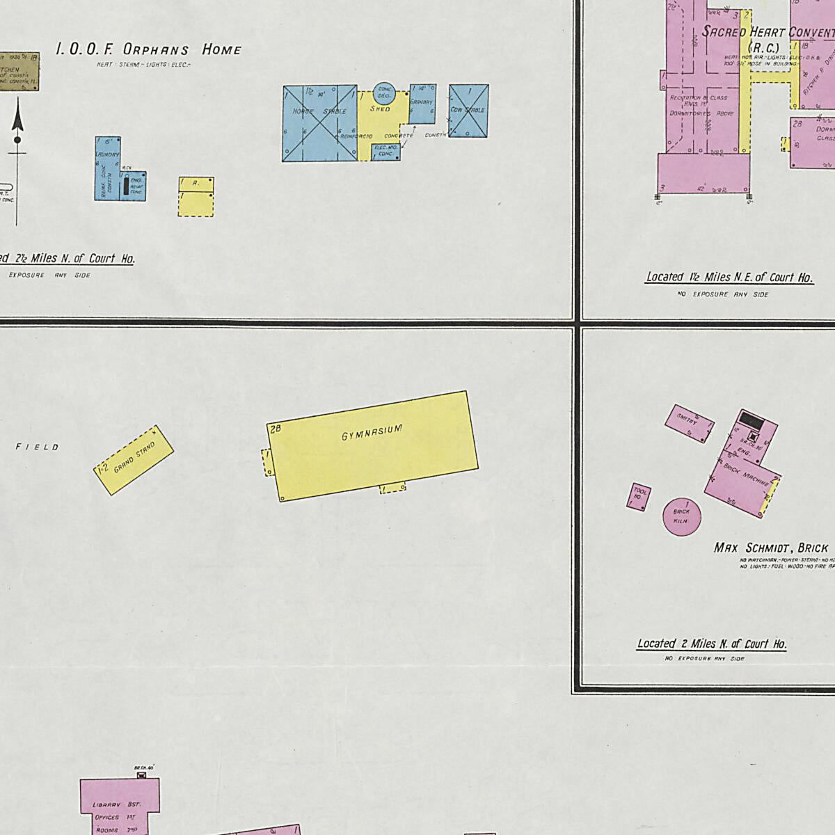 This old map of Cullman, Cullman County, Alabama was created by Sanborn Map Company in 1926