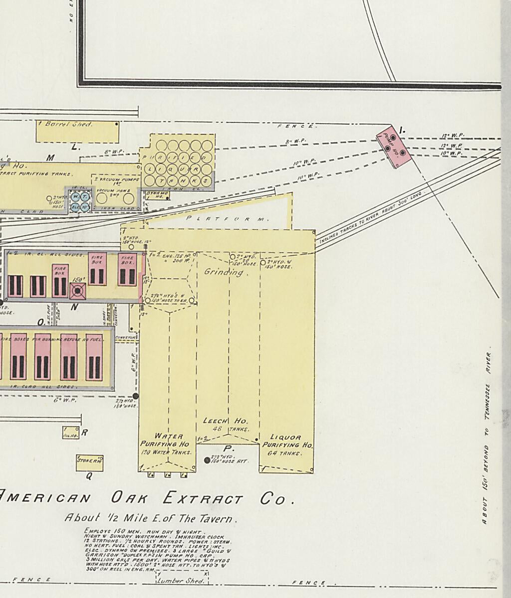 This old map of New Decatur, Morgan County, Alabama was created by Sanborn Map Company in 1894