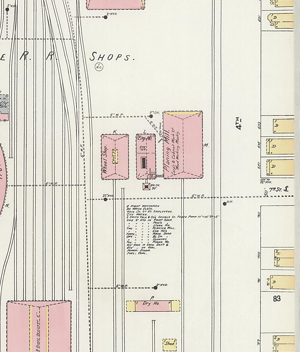 This old map of New Decatur, Morgan County, Alabama was created by Sanborn Map Company in 1898