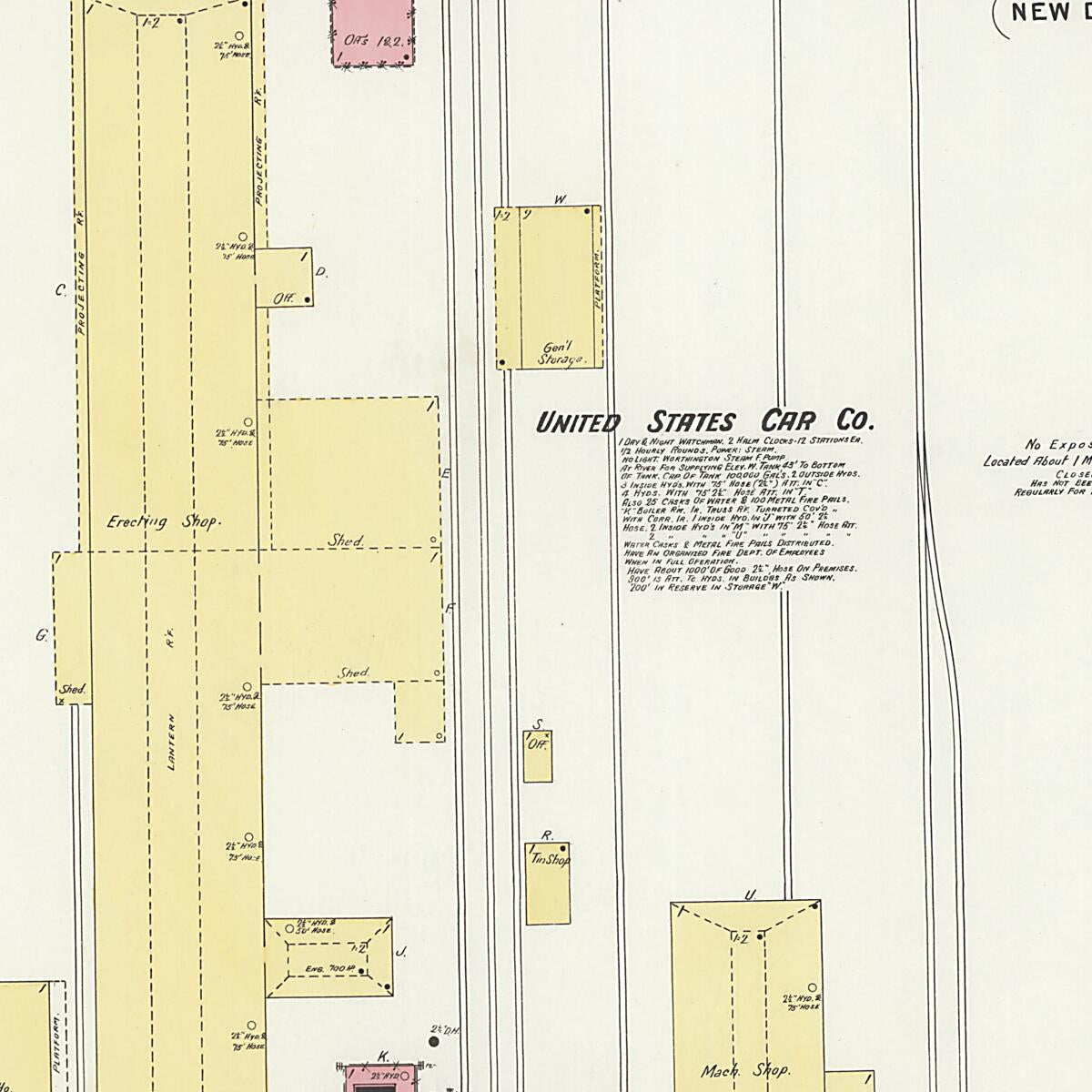 This old map of New Decatur, Morgan County, Alabama was created by Sanborn Map Company in 1898