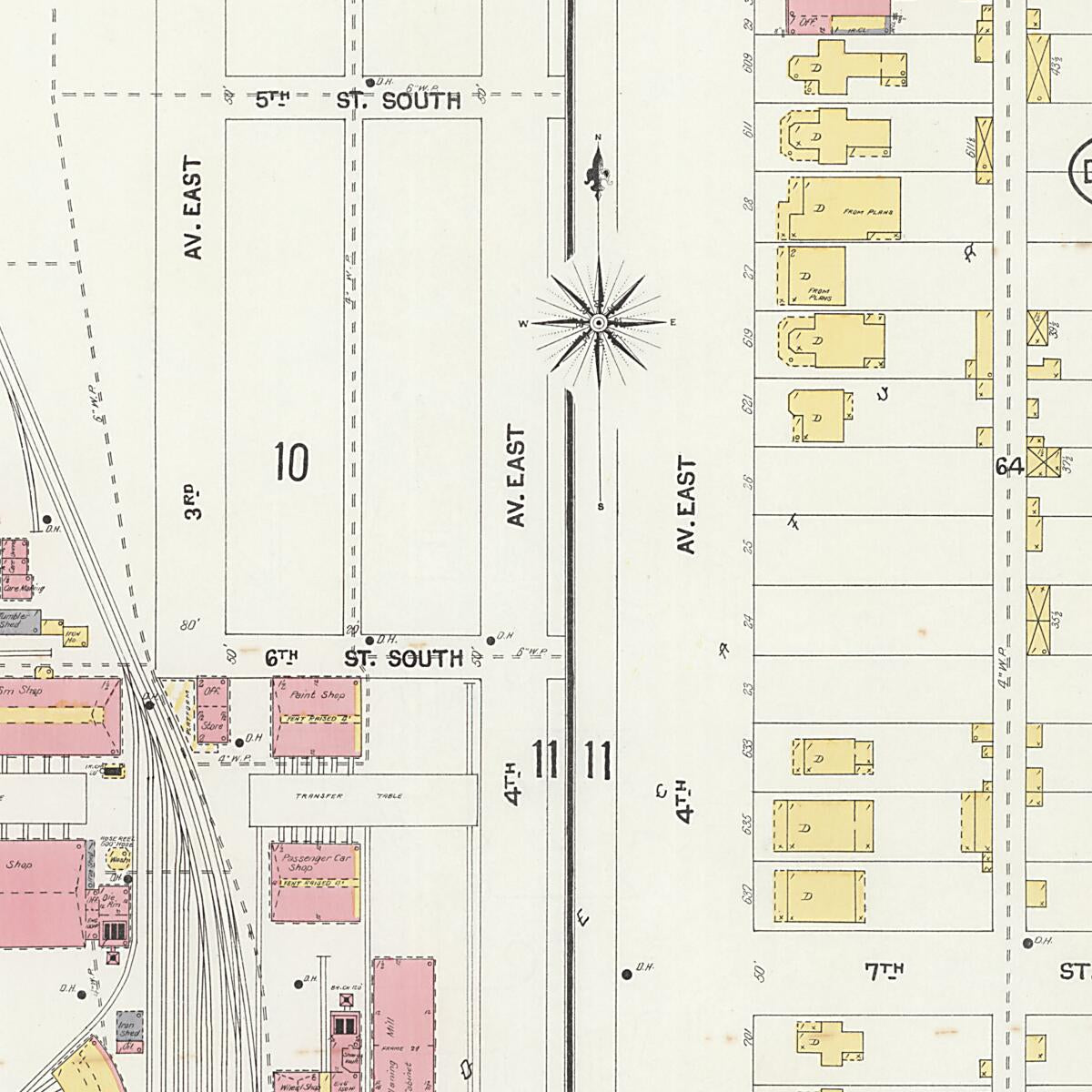 This old map of New Decatur, Morgan County, Alabama was created by Sanborn Map Company in 1903