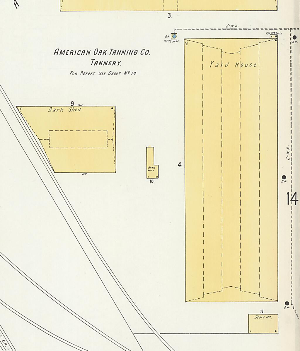 This old map of New Decatur, Morgan County, Alabama was created by Sanborn Map Company in 1903