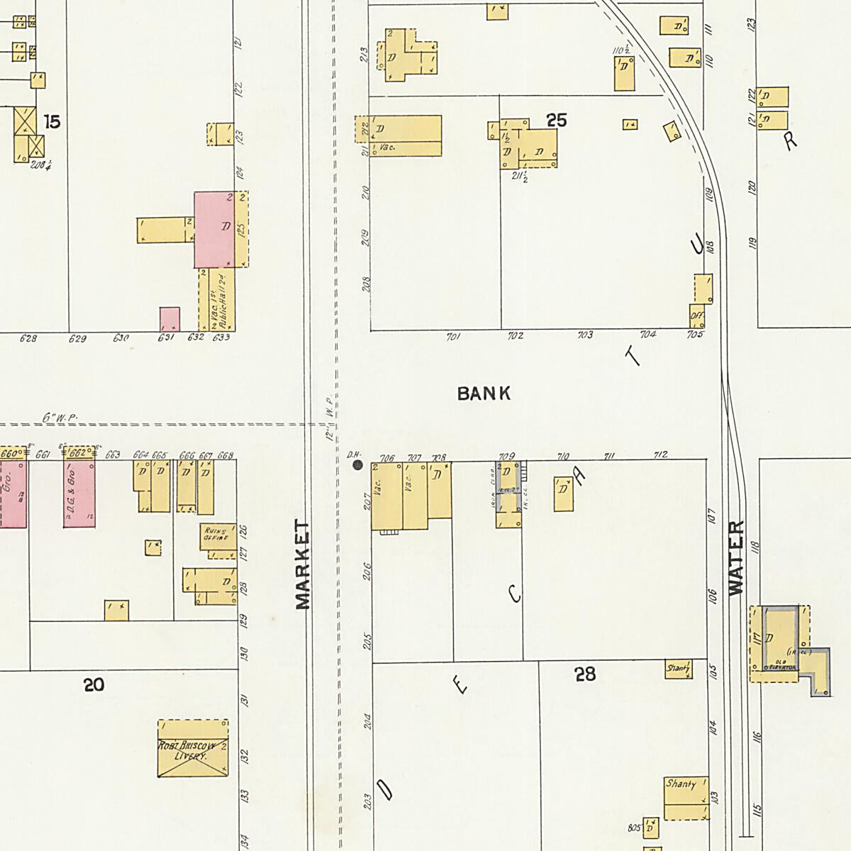 This old map of New Decatur, Morgan County, Alabama was created by Sanborn Map Company in 1903